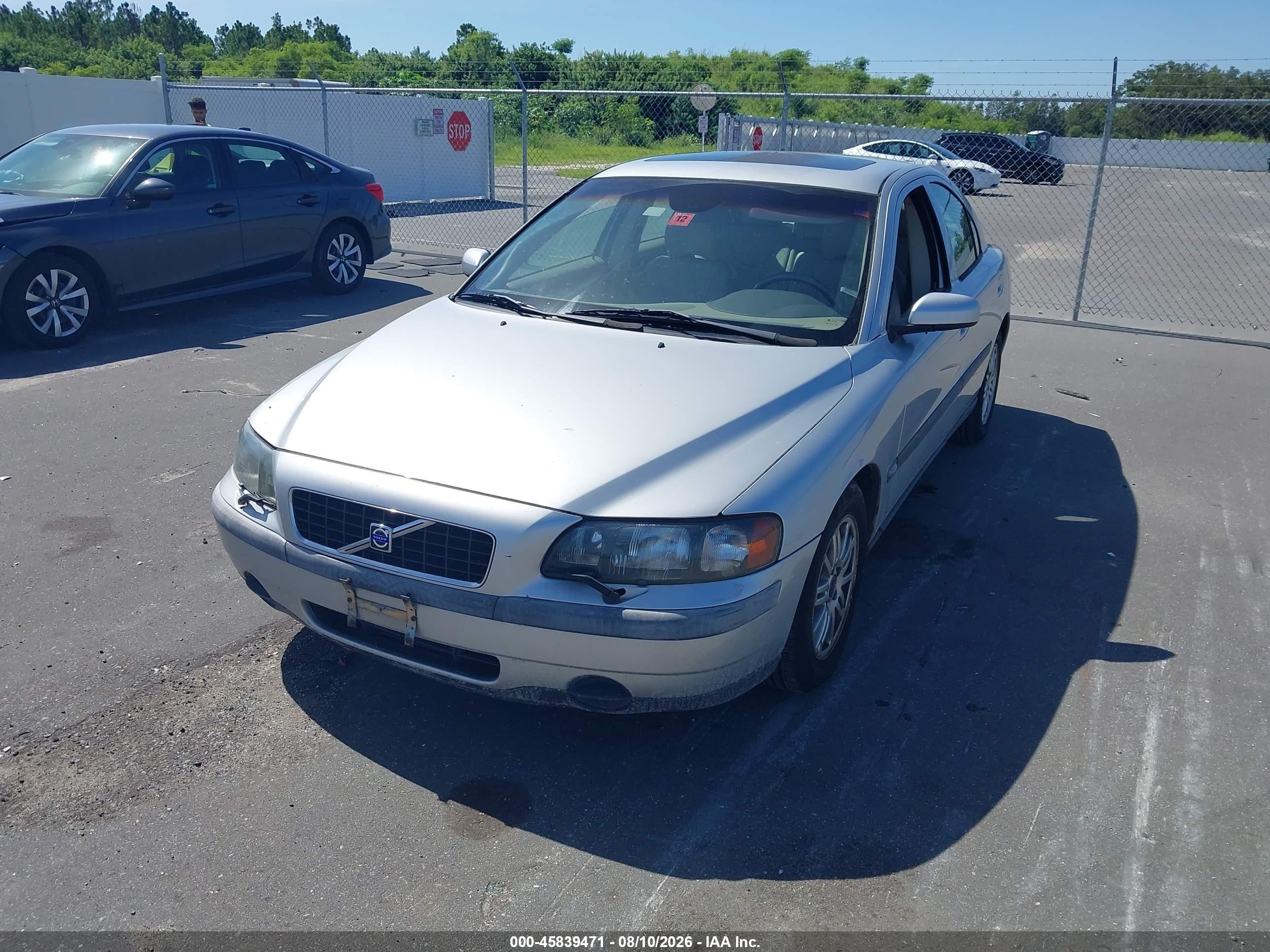 2004 Volvo S60 2.4 Silver vin: YV1RS61T742385865