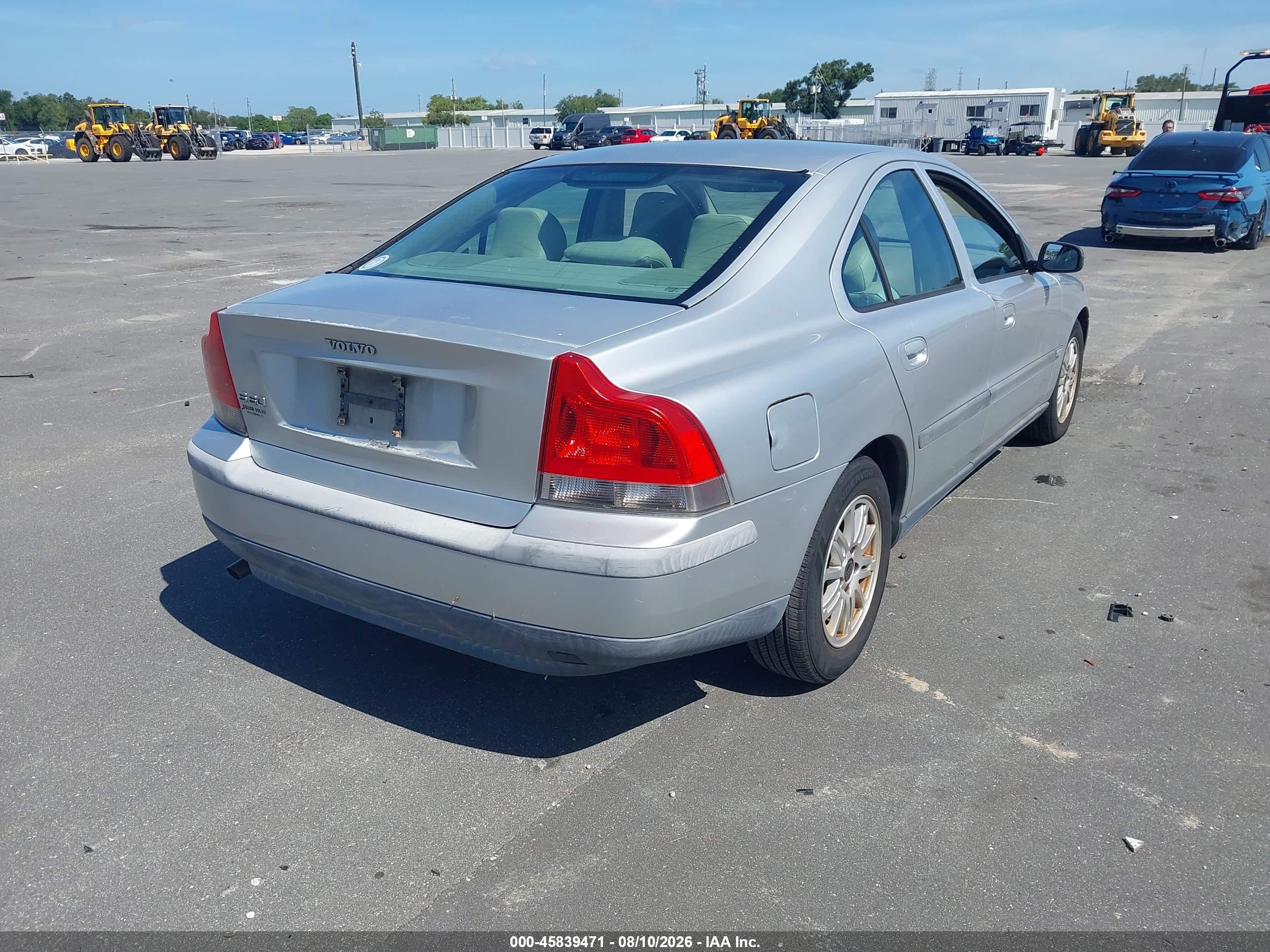 2004 Volvo S60 2.4 Silver vin: YV1RS61T742385865