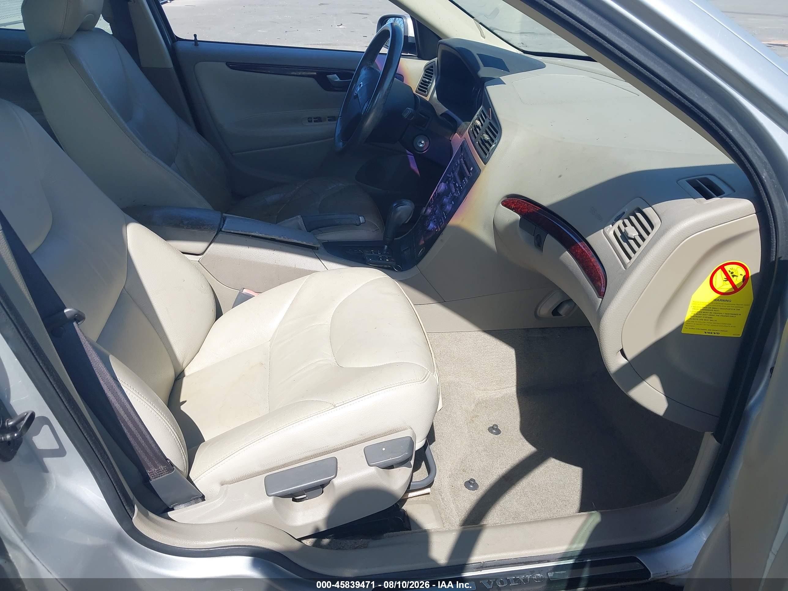 2004 Volvo S60 2.4 Silver vin: YV1RS61T742385865