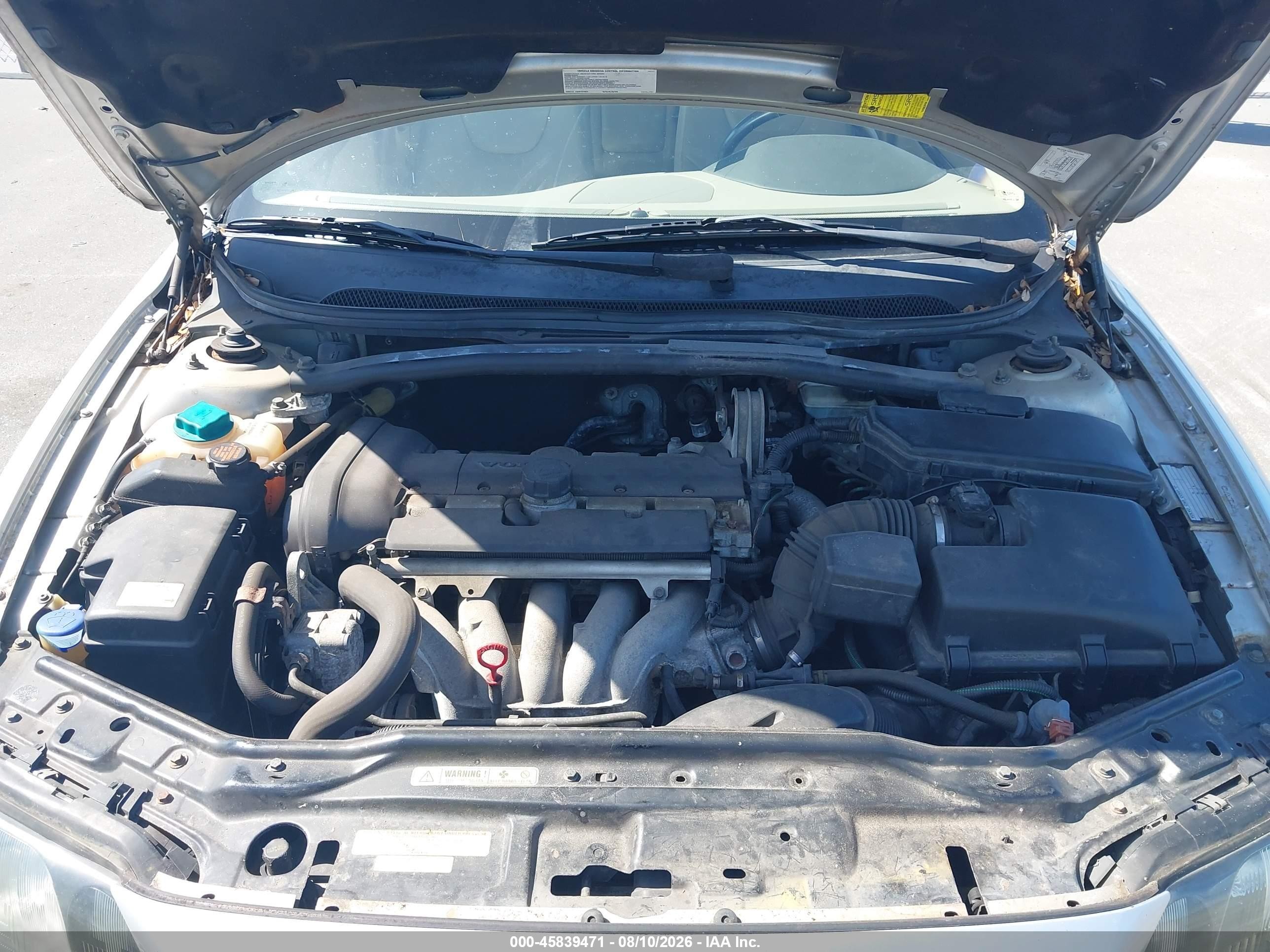 2004 Volvo S60 2.4 Silver vin: YV1RS61T742385865