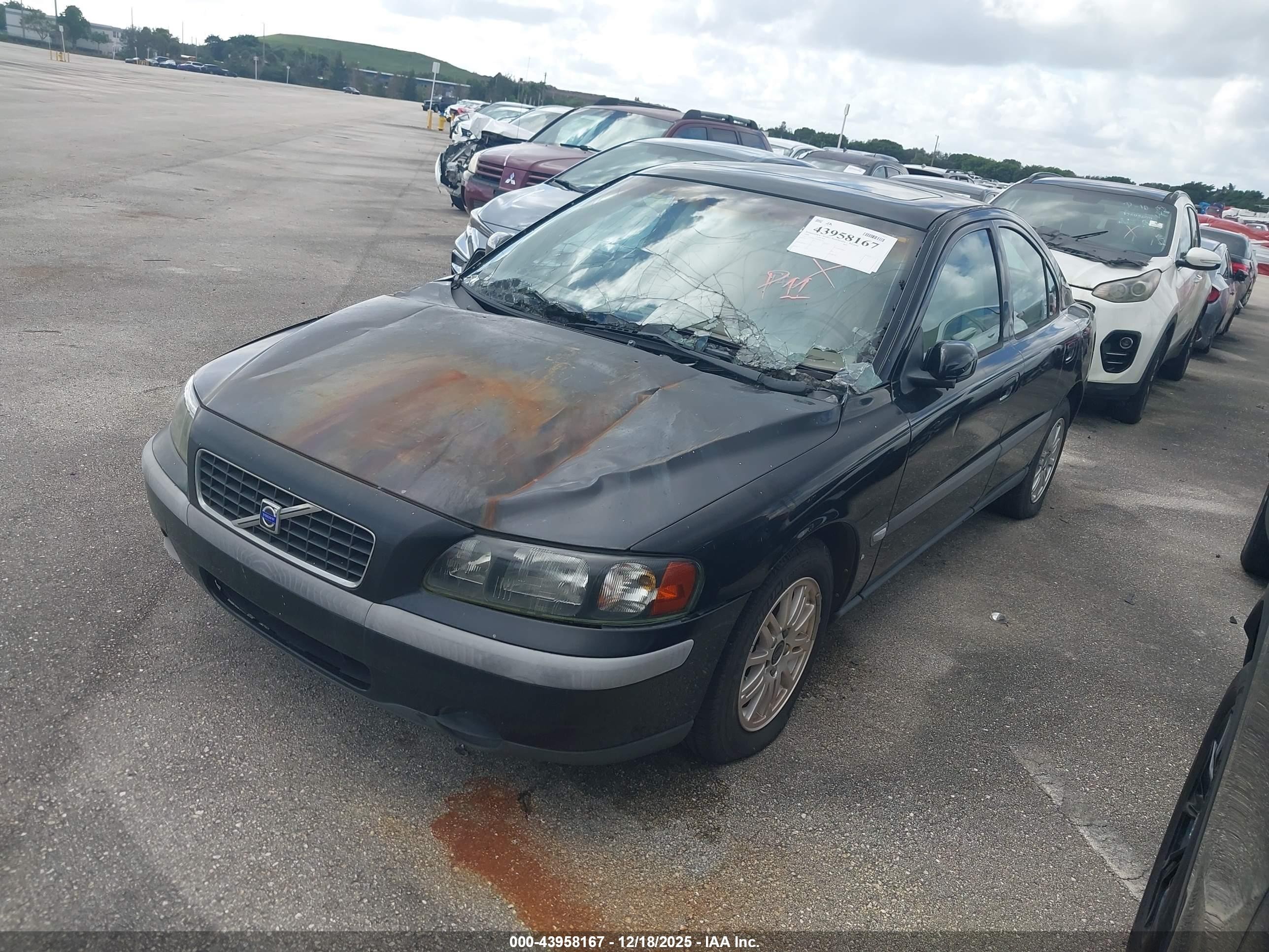 2004 Volvo S60 2.4 Black vin: YV1RS61TX42407521