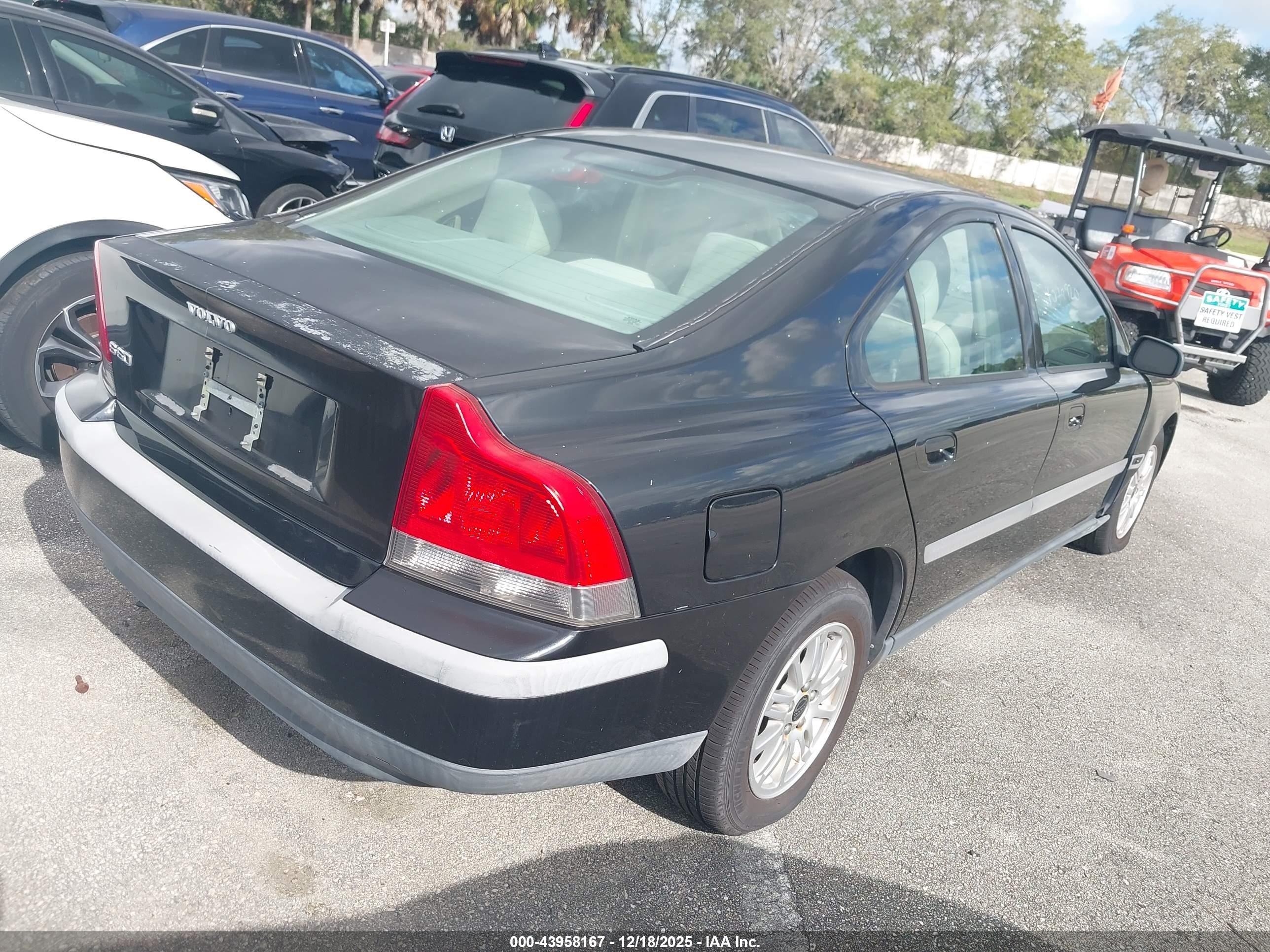 2004 Volvo S60 2.4 Black vin: YV1RS61TX42407521