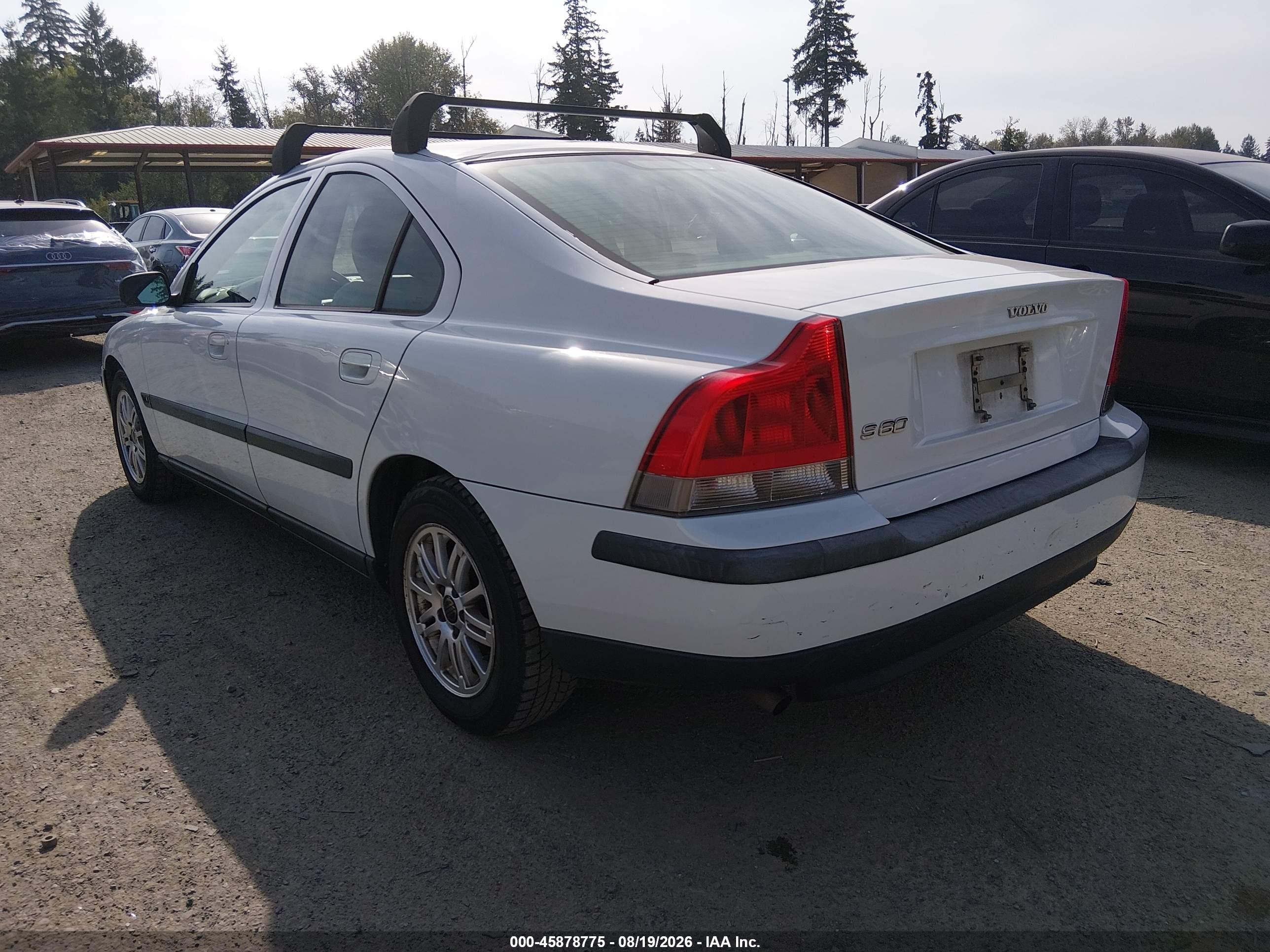 2004 Volvo S60 2.4 White vin: YV1RS64A142366836