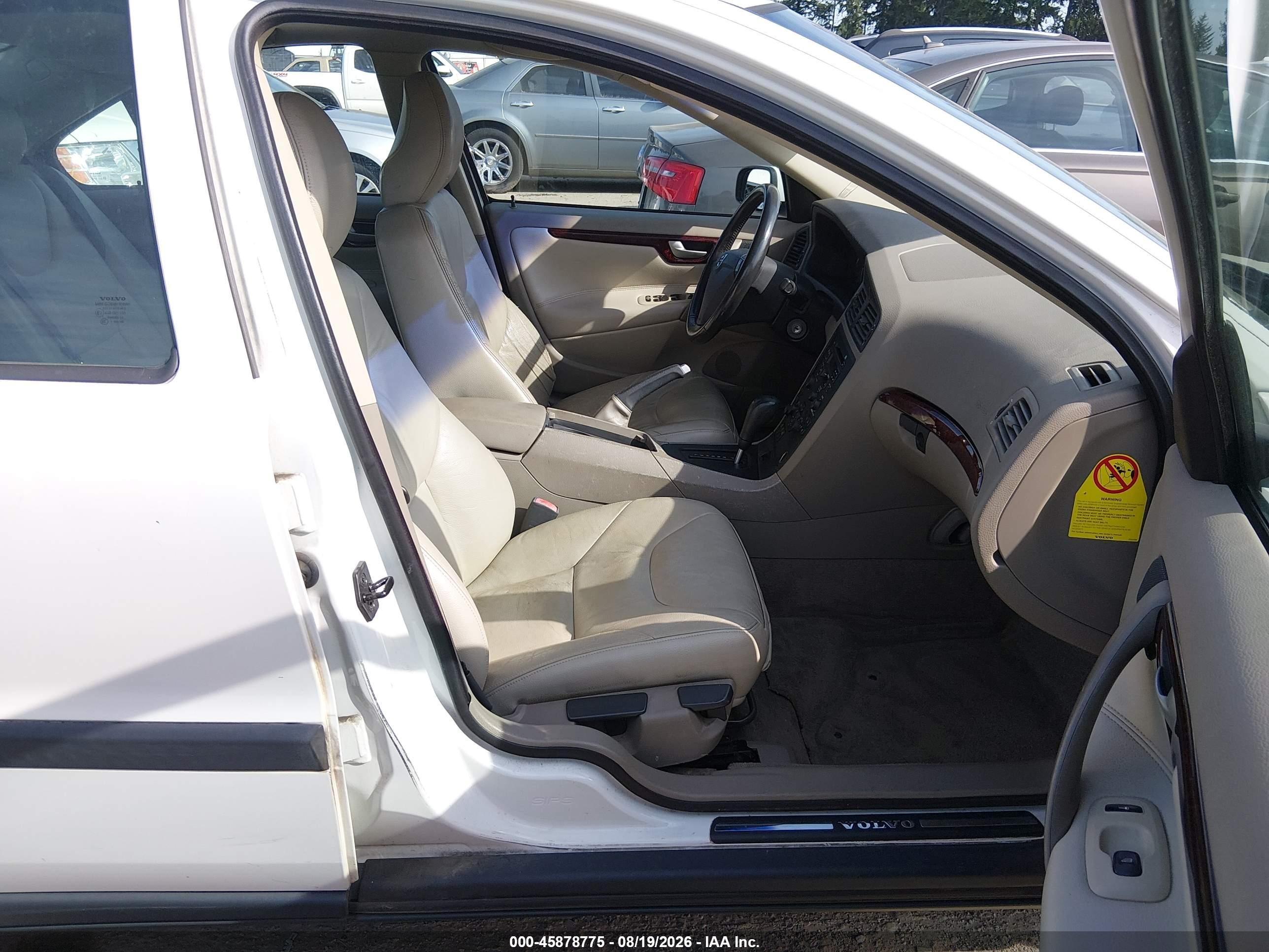 2004 Volvo S60 2.4 White vin: YV1RS64A142366836