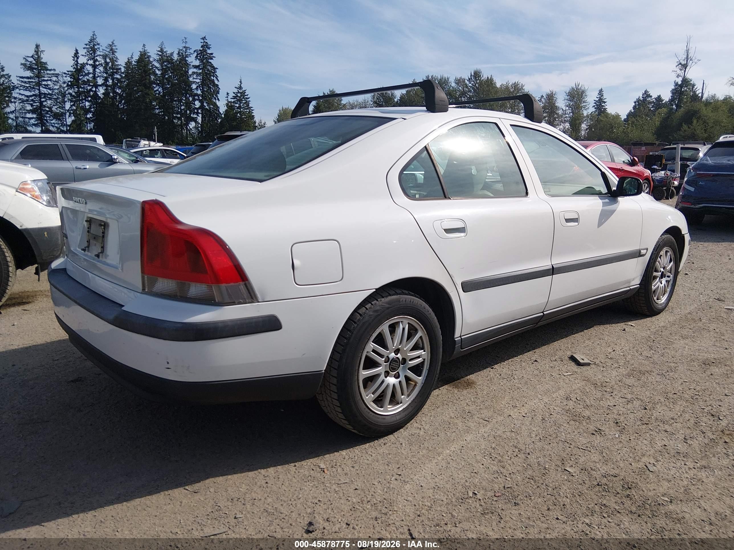 2004 Volvo S60 2.4 White vin: YV1RS64A142366836