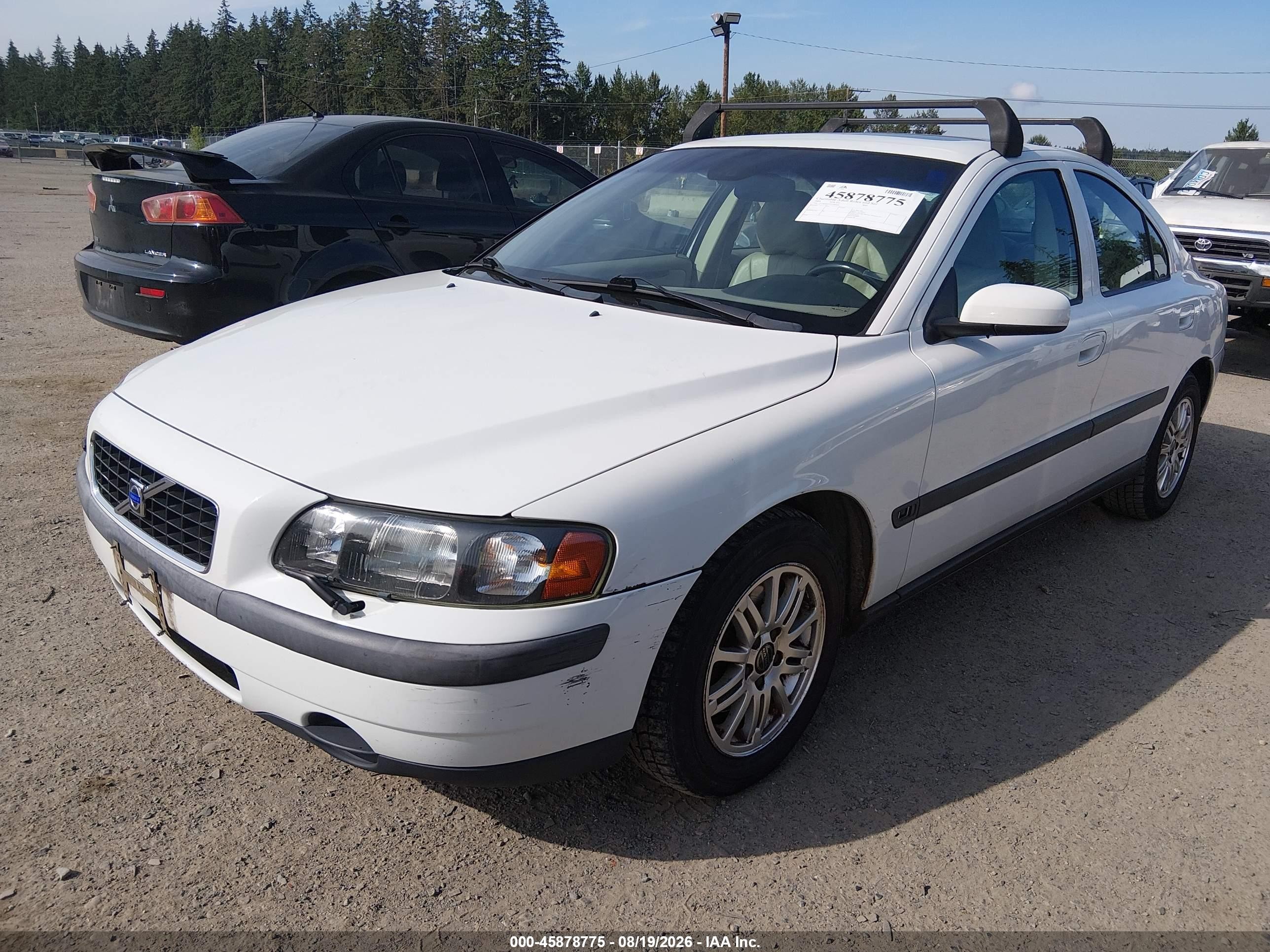 2004 Volvo S60 2.4 White vin: YV1RS64A142366836