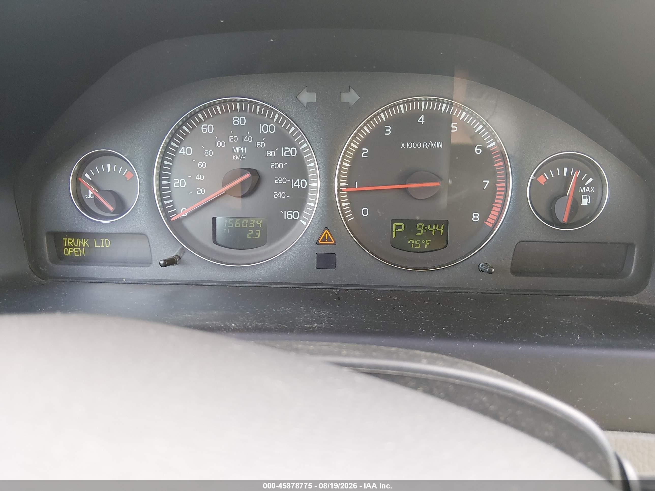 2004 Volvo S60 2.4 White vin: YV1RS64A142366836