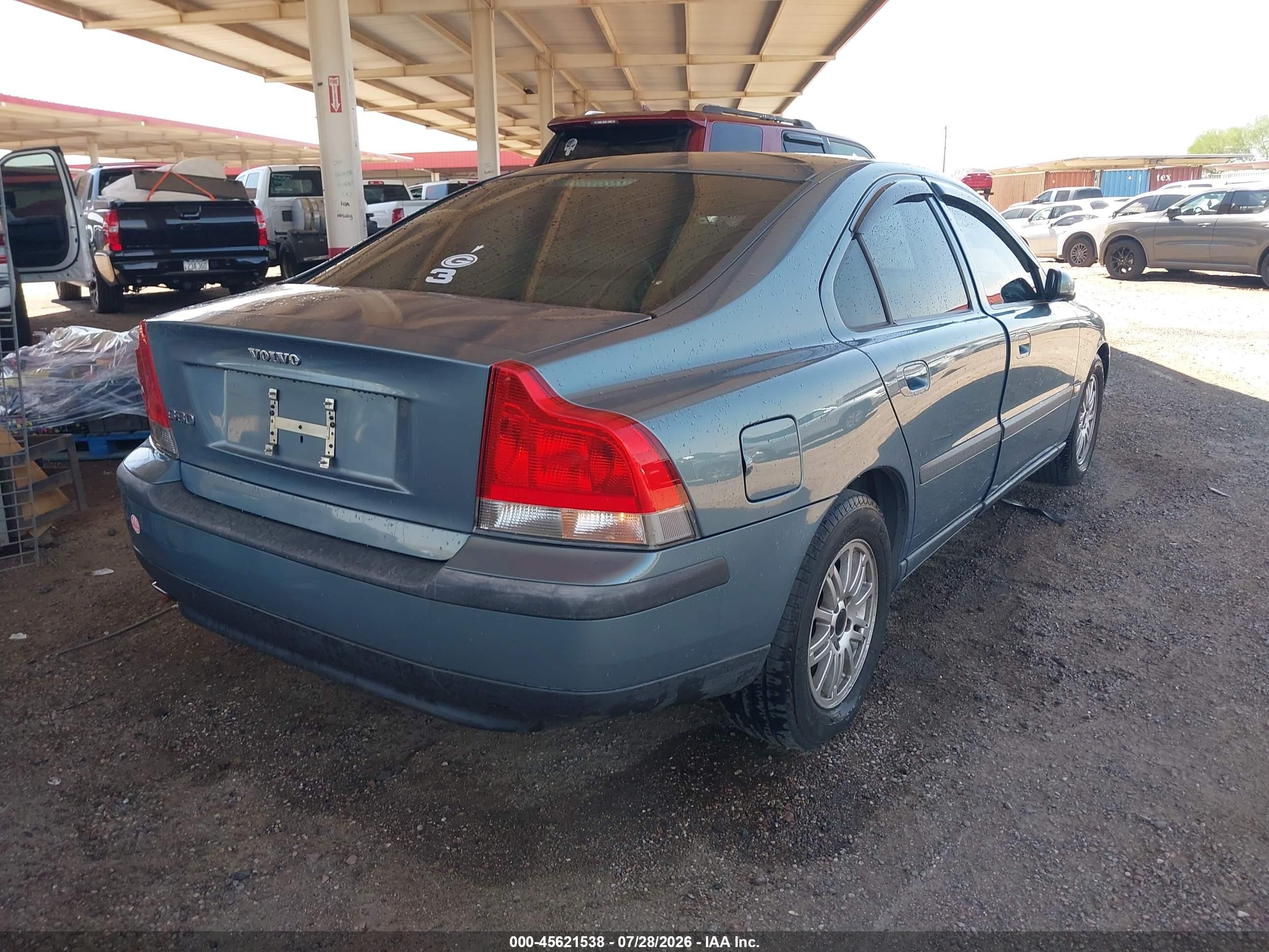 2004 Volvo S60 2.4 Light Blue vin: YV1RS64A942373954