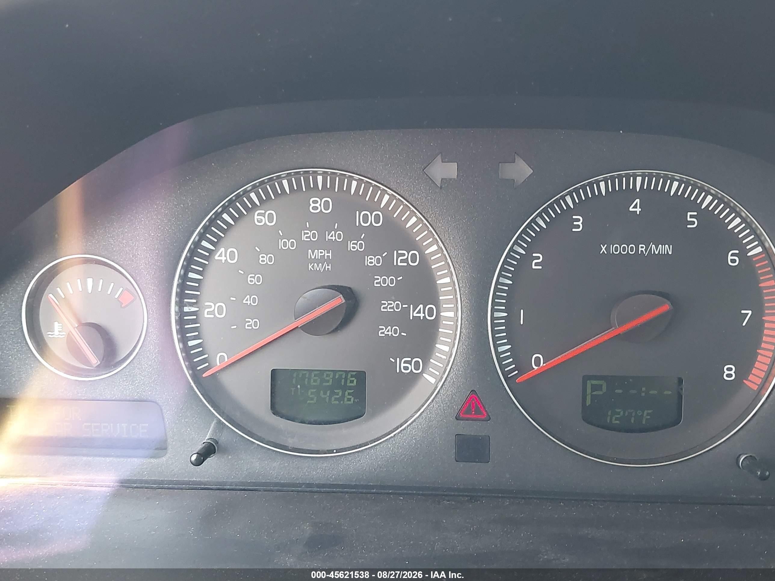 2004 Volvo S60 2.4 Light Blue vin: YV1RS64A942373954
