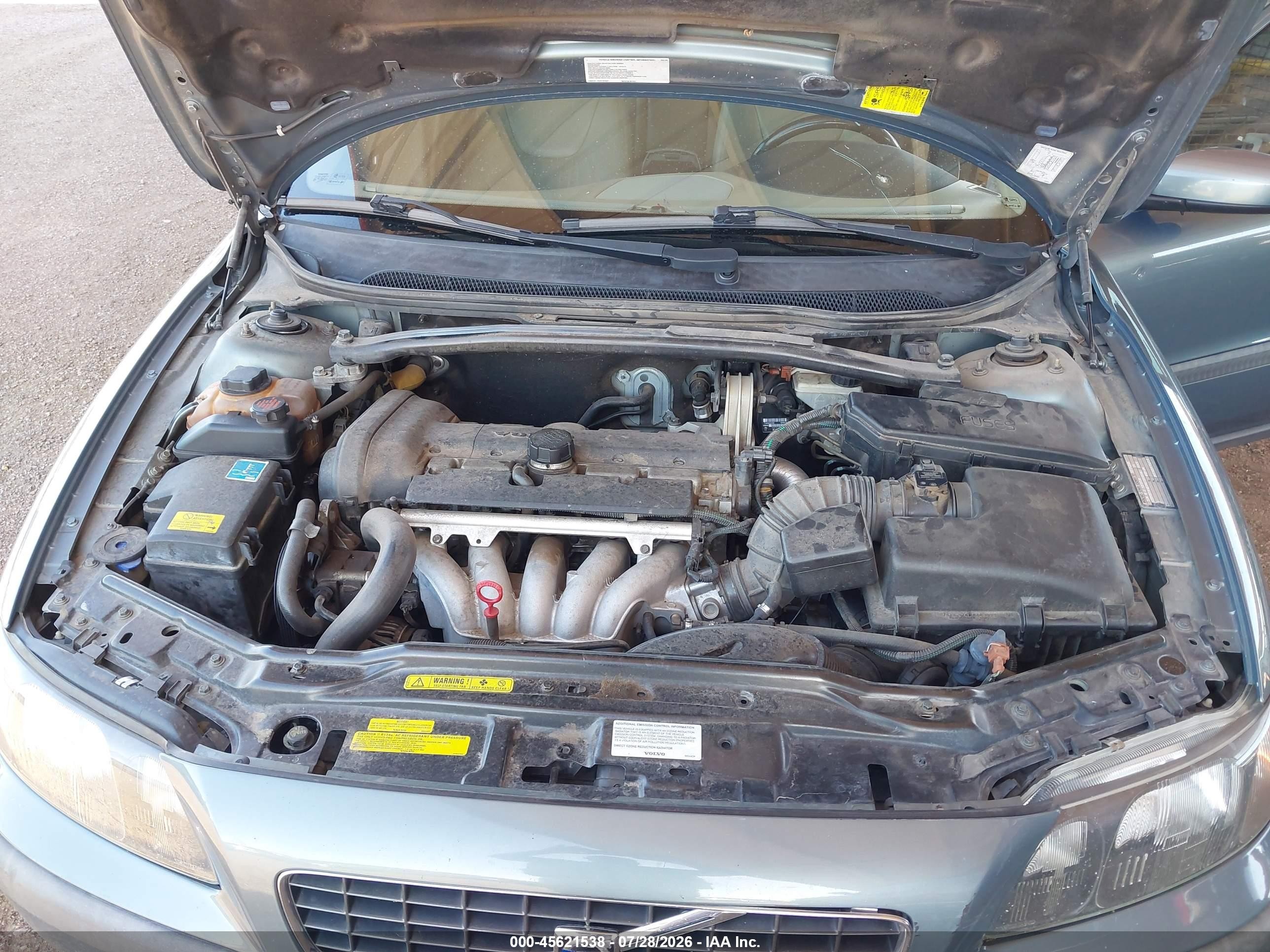 2004 Volvo S60 2.4 Light Blue vin: YV1RS64A942373954