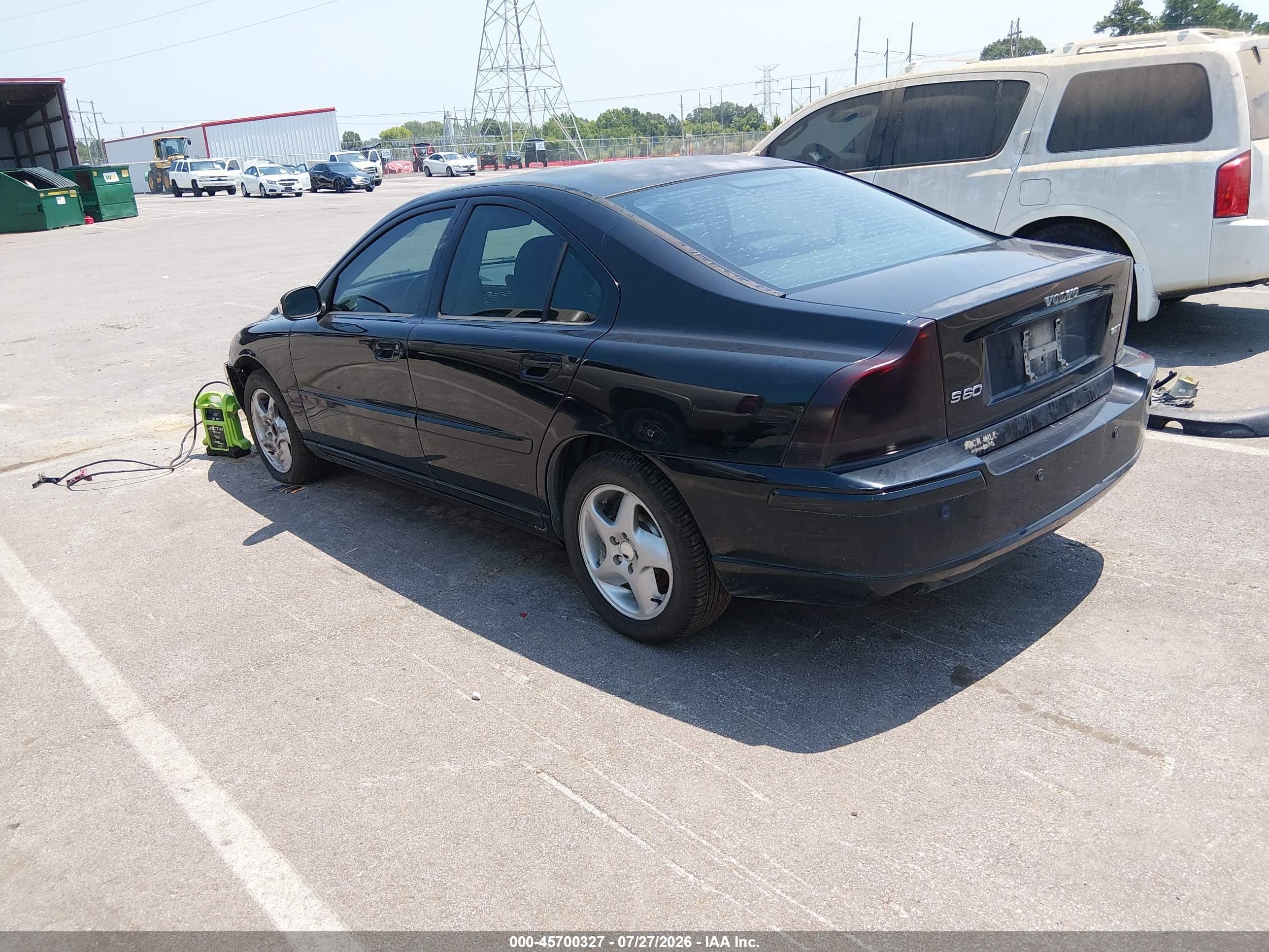 2007 Volvo S60 2.5t Черный vin: YV1Rs592372610535