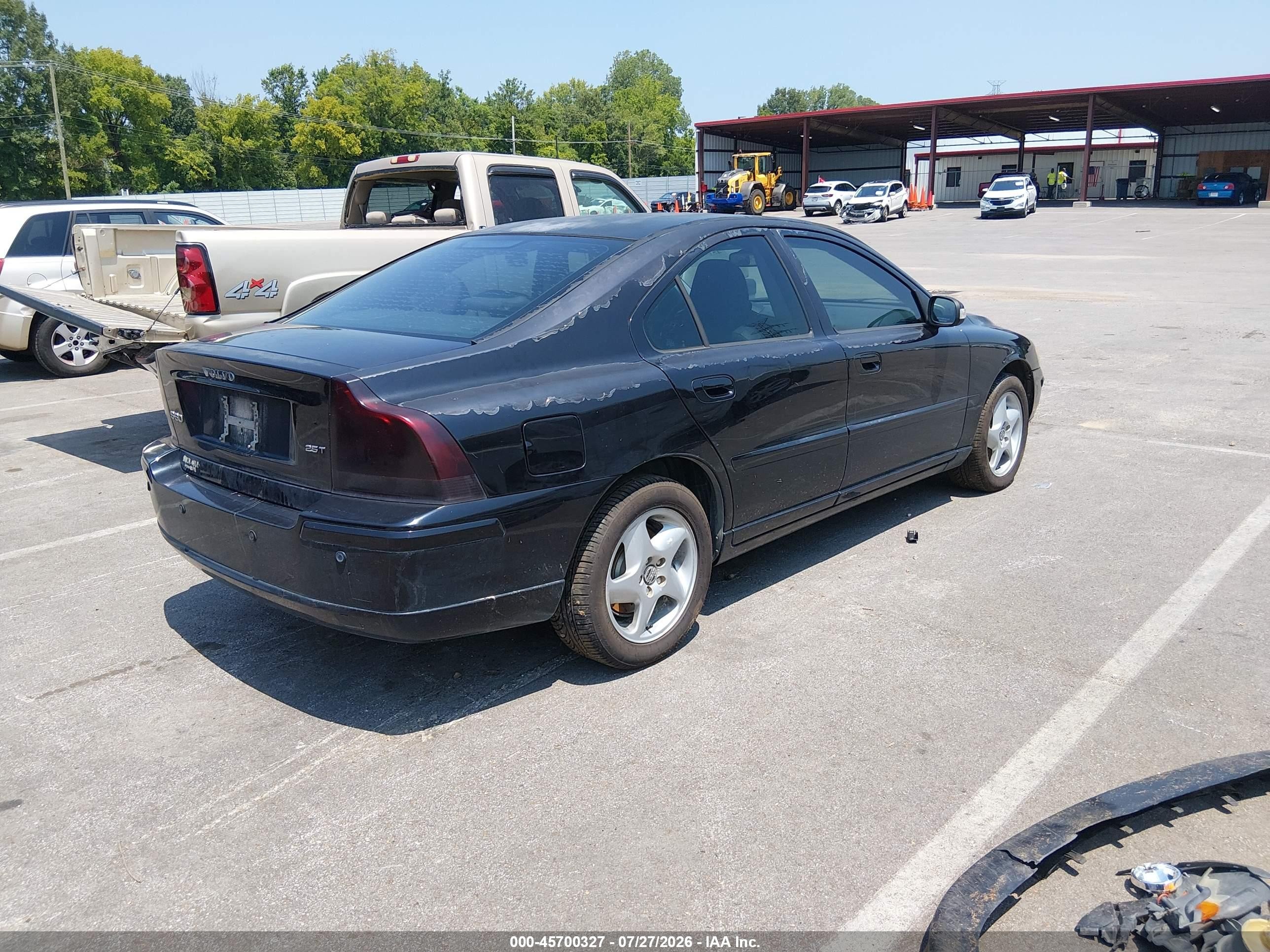 2007 Volvo S60 2.5t Черный vin: YV1Rs592372610535