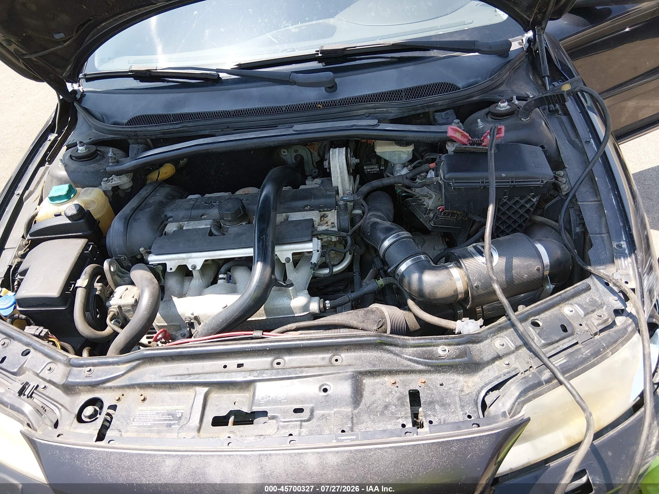 2007 Volvo S60 2.5t Черный vin: YV1Rs592372610535