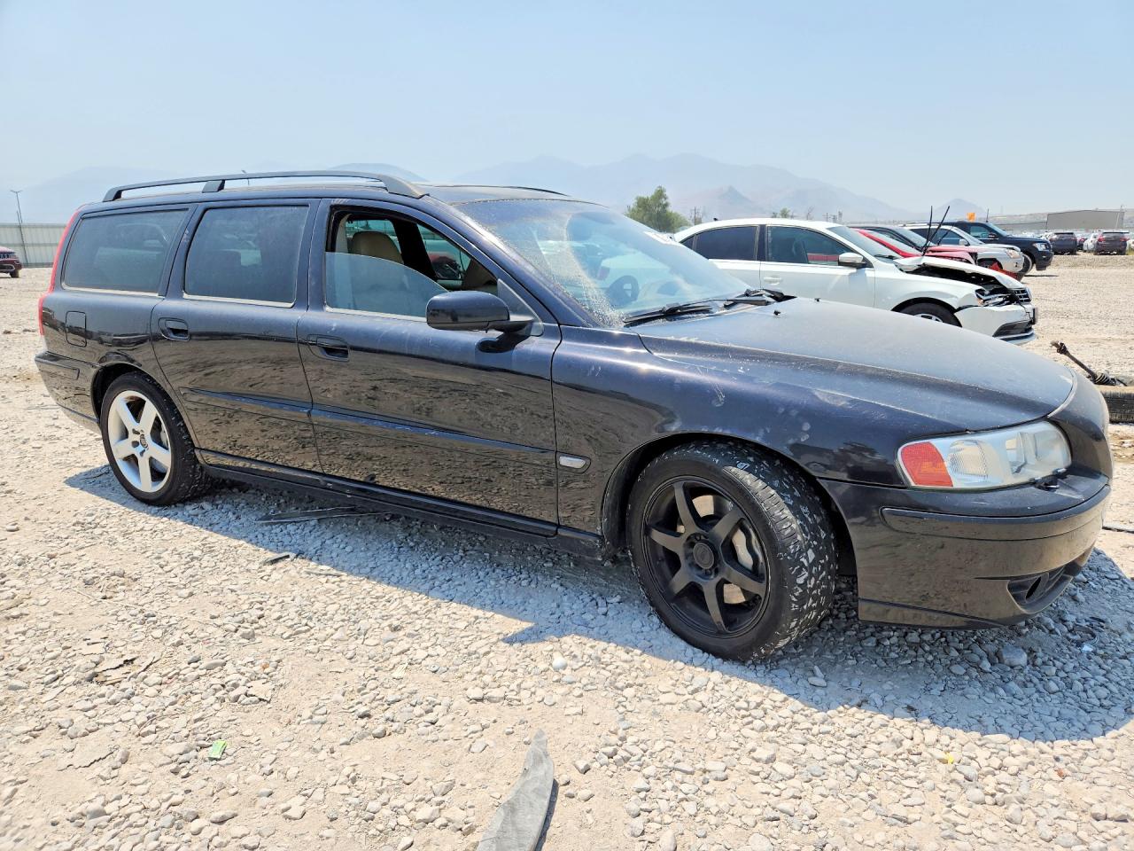 2005 Volvo V70 R Black vin: YV1SJ527252513091