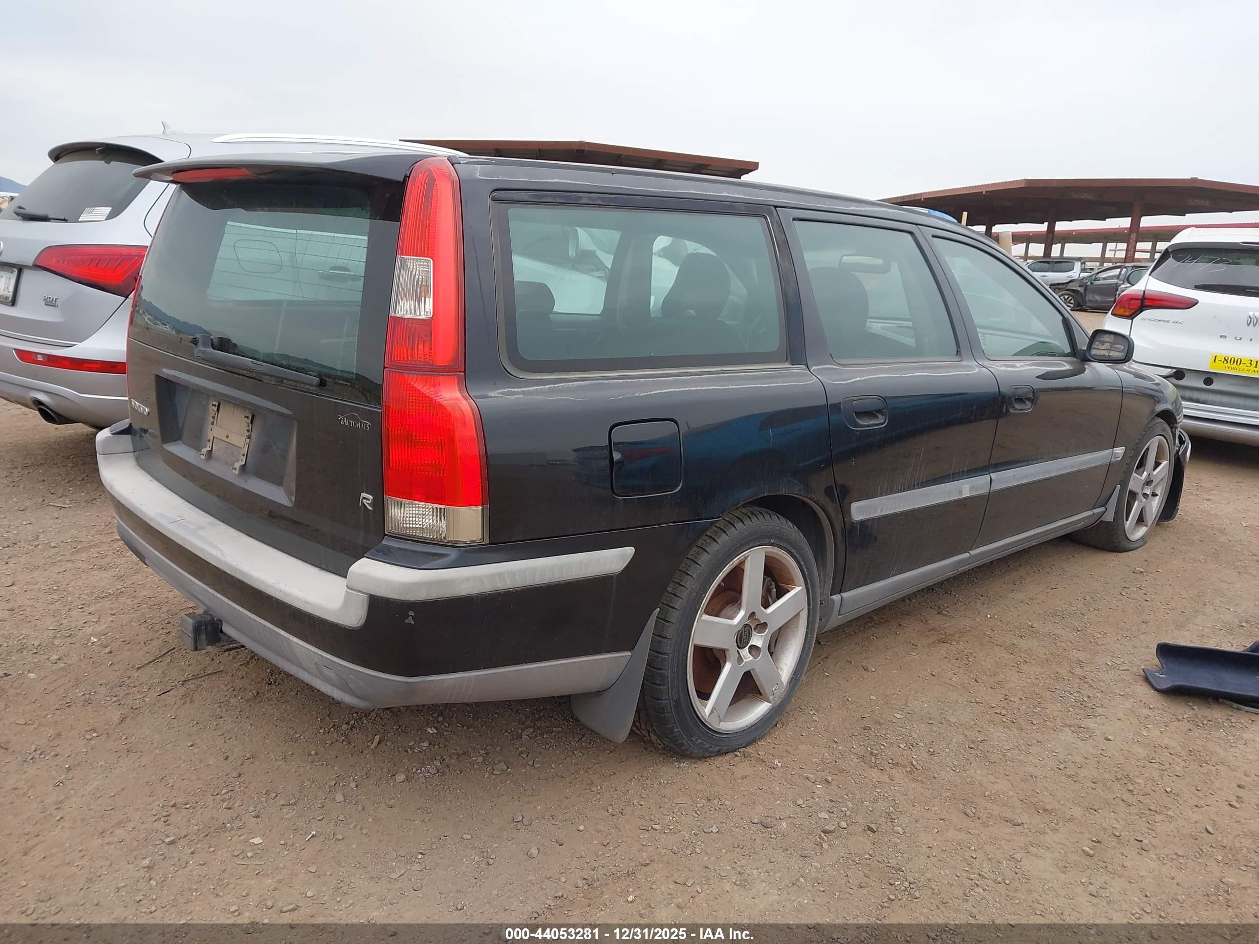 2004 Volvo V70 R Black vin: YV1SJ52Y642437964