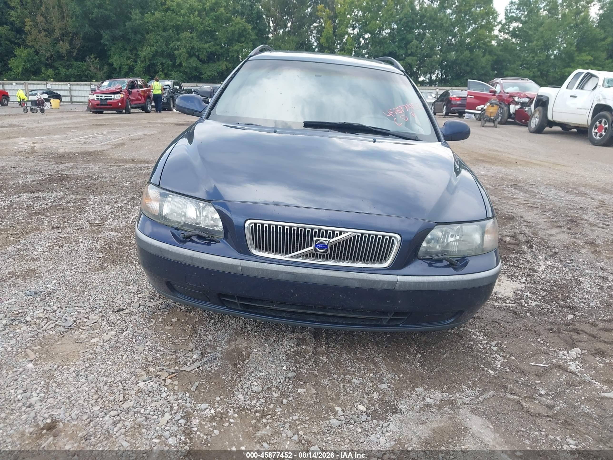 2002 Volvo V70 2.4t Blue vin: YV1SJ58D221188277