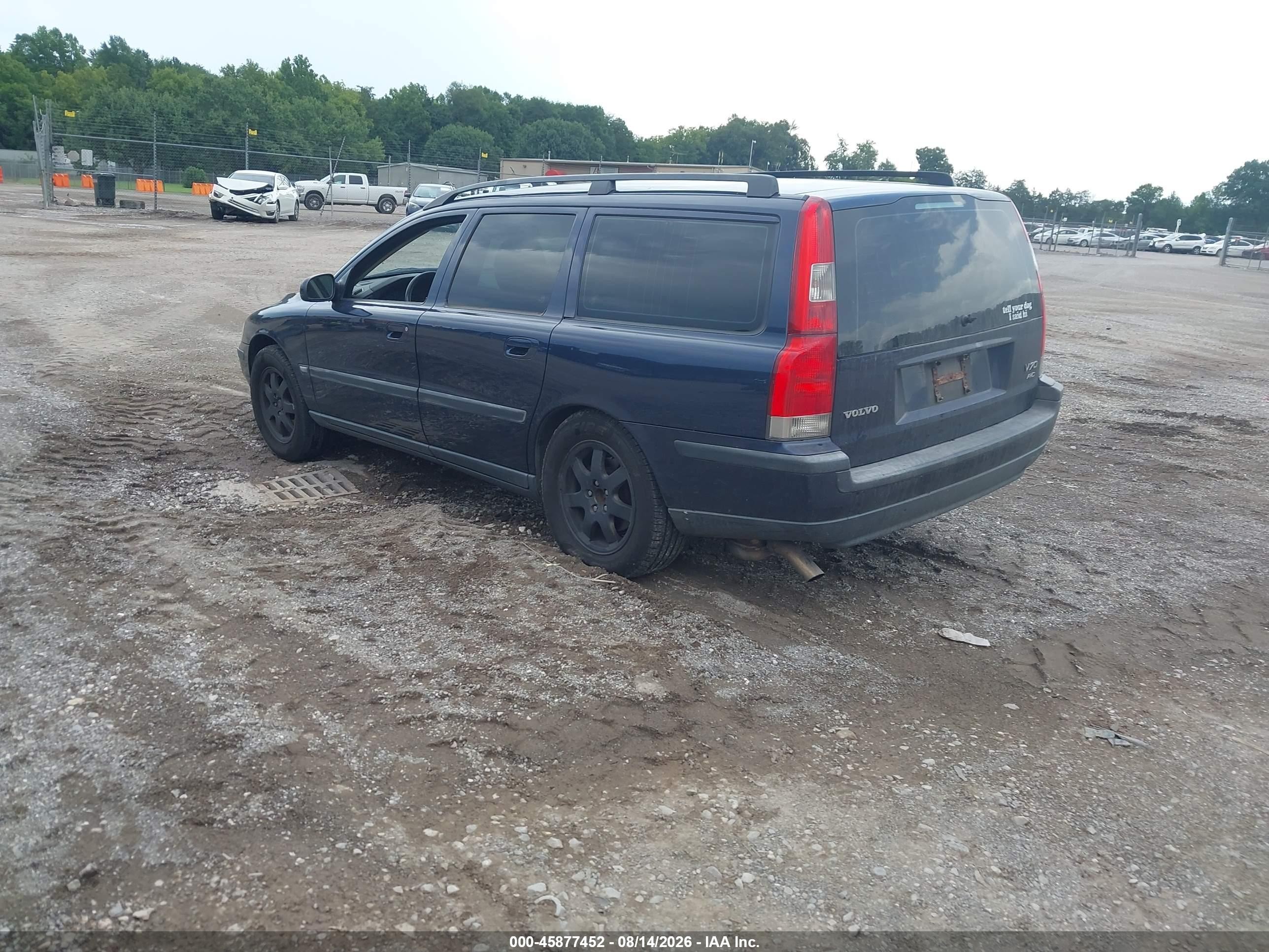 2002 Volvo V70 2.4t Blue vin: YV1SJ58D221188277