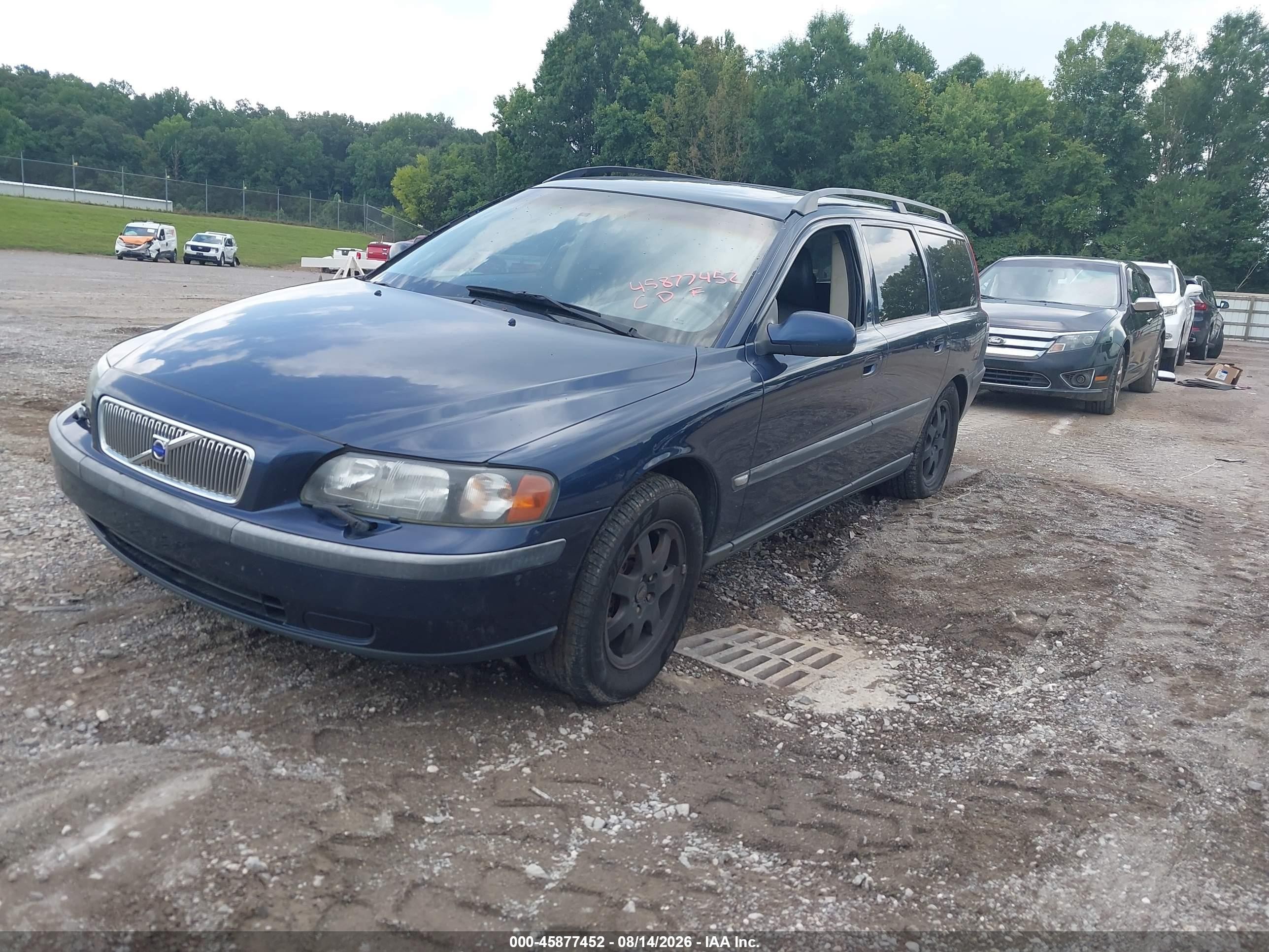 2002 Volvo V70 2.4t Blue vin: YV1SJ58D221188277