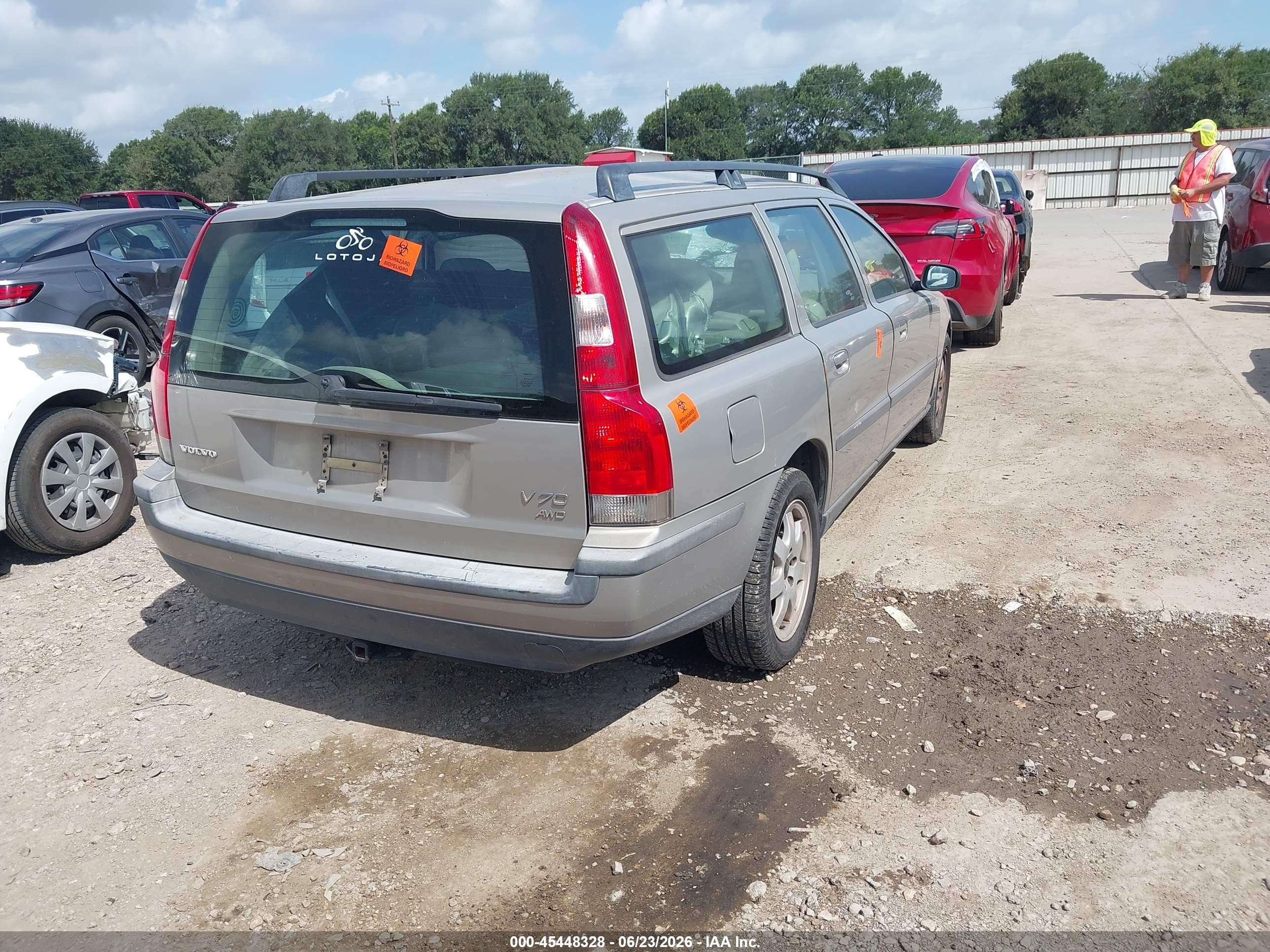 2004 Volvo V70 2.5t Awd Beige vin: YV1SJ59H242429172