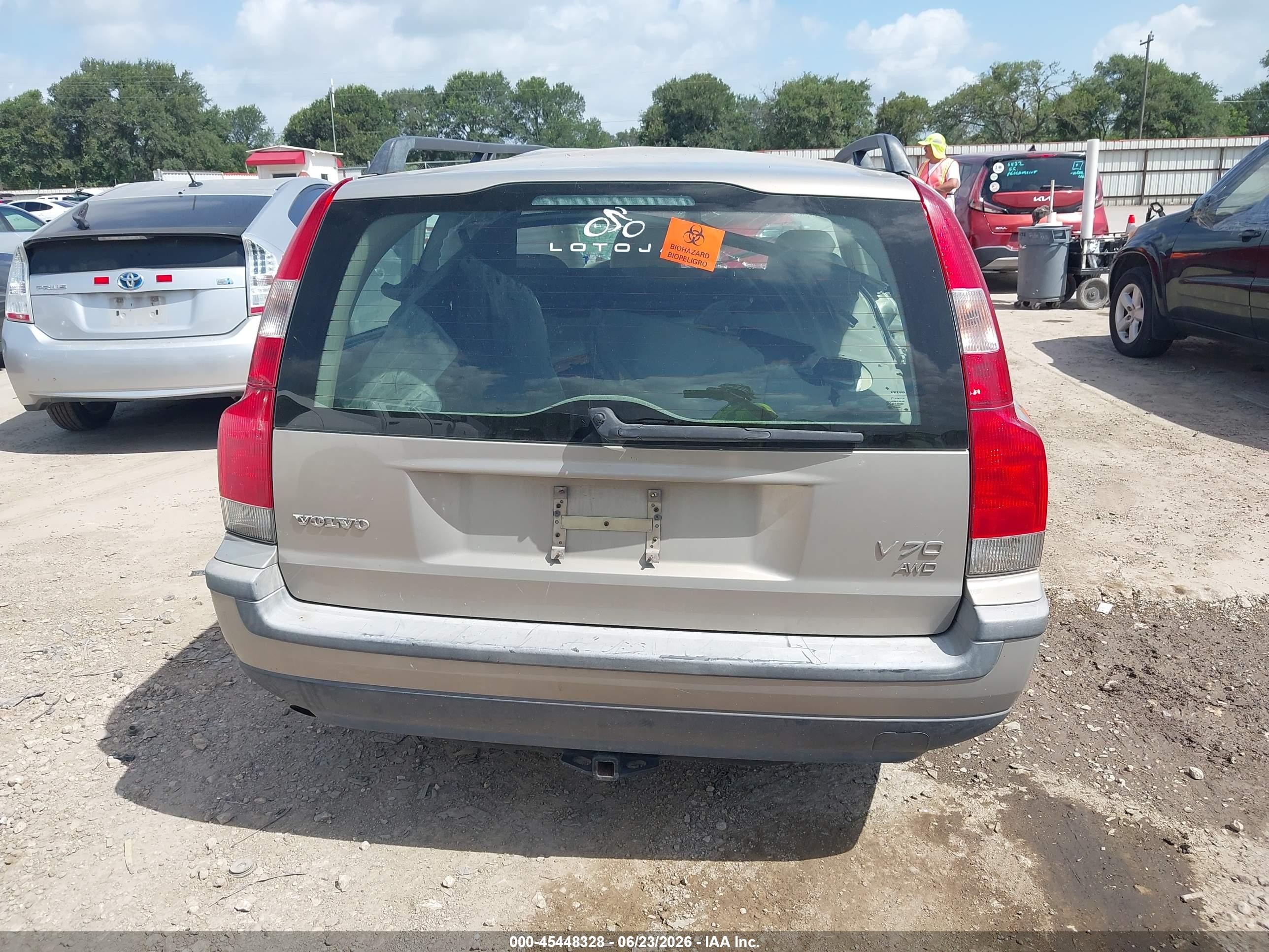 2004 Volvo V70 2.5t Awd Beige vin: YV1SJ59H242429172
