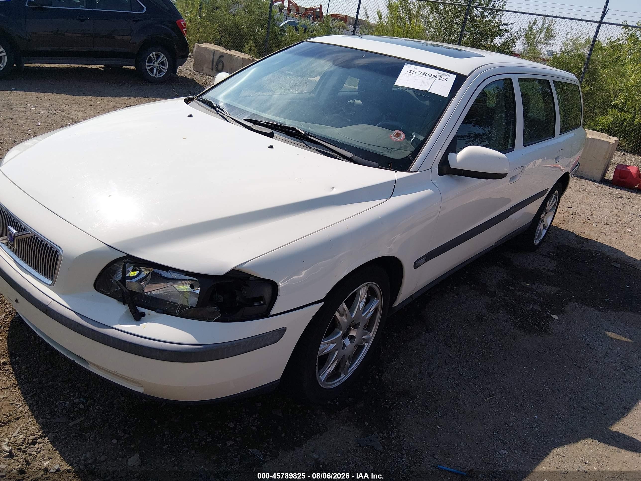2003 Volvo V70 2.5l Turbo Белый vin: YV1SJ59H532332210