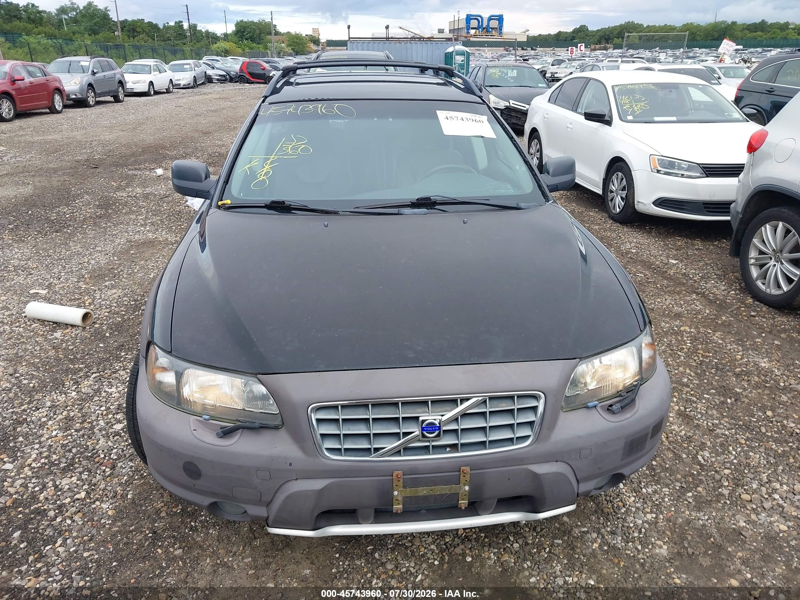 2002 Volvo V70 Xc Black vin: YV1SV58D521070426
