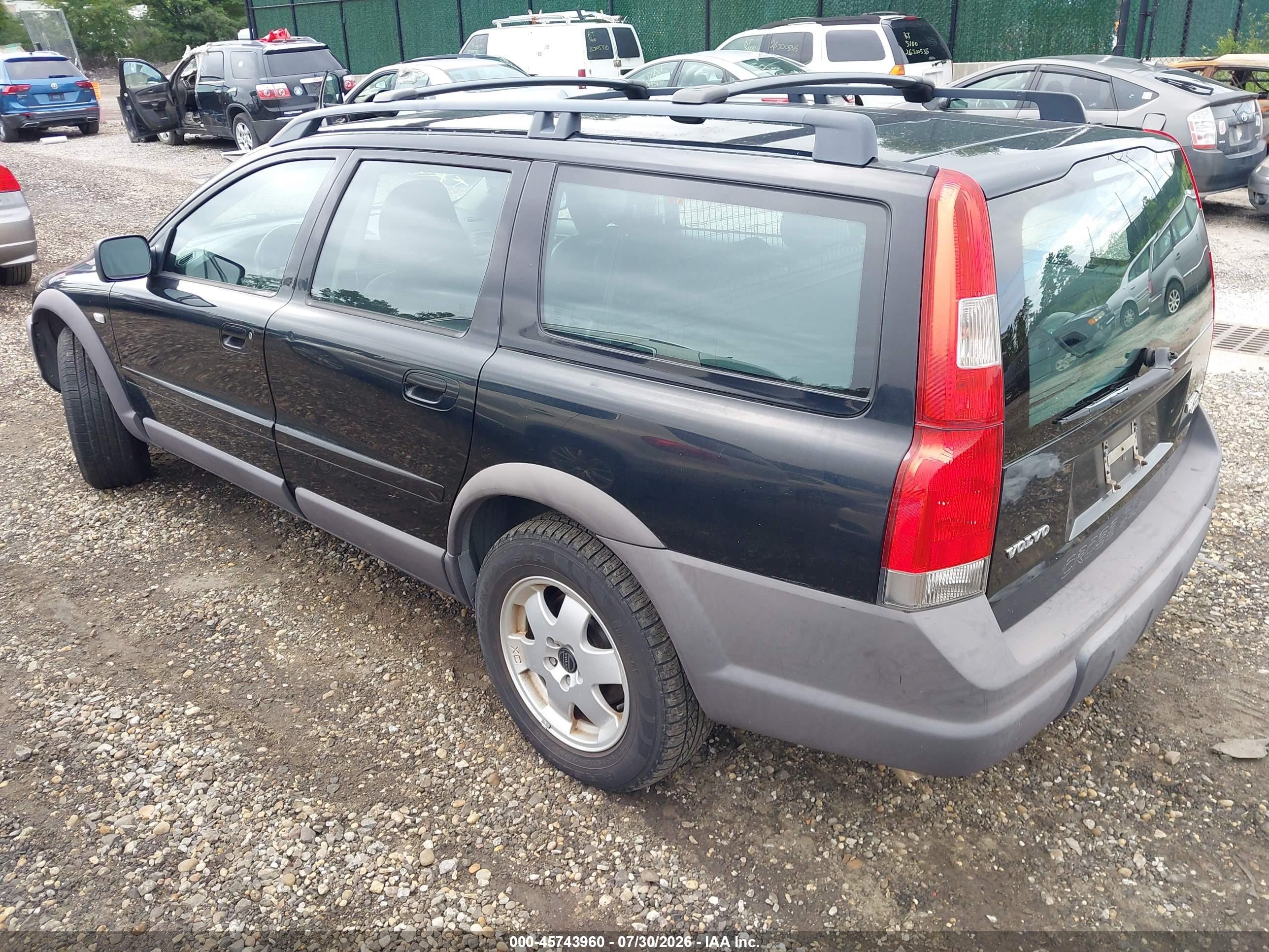 2002 Volvo V70 Xc Black vin: YV1SV58D521070426