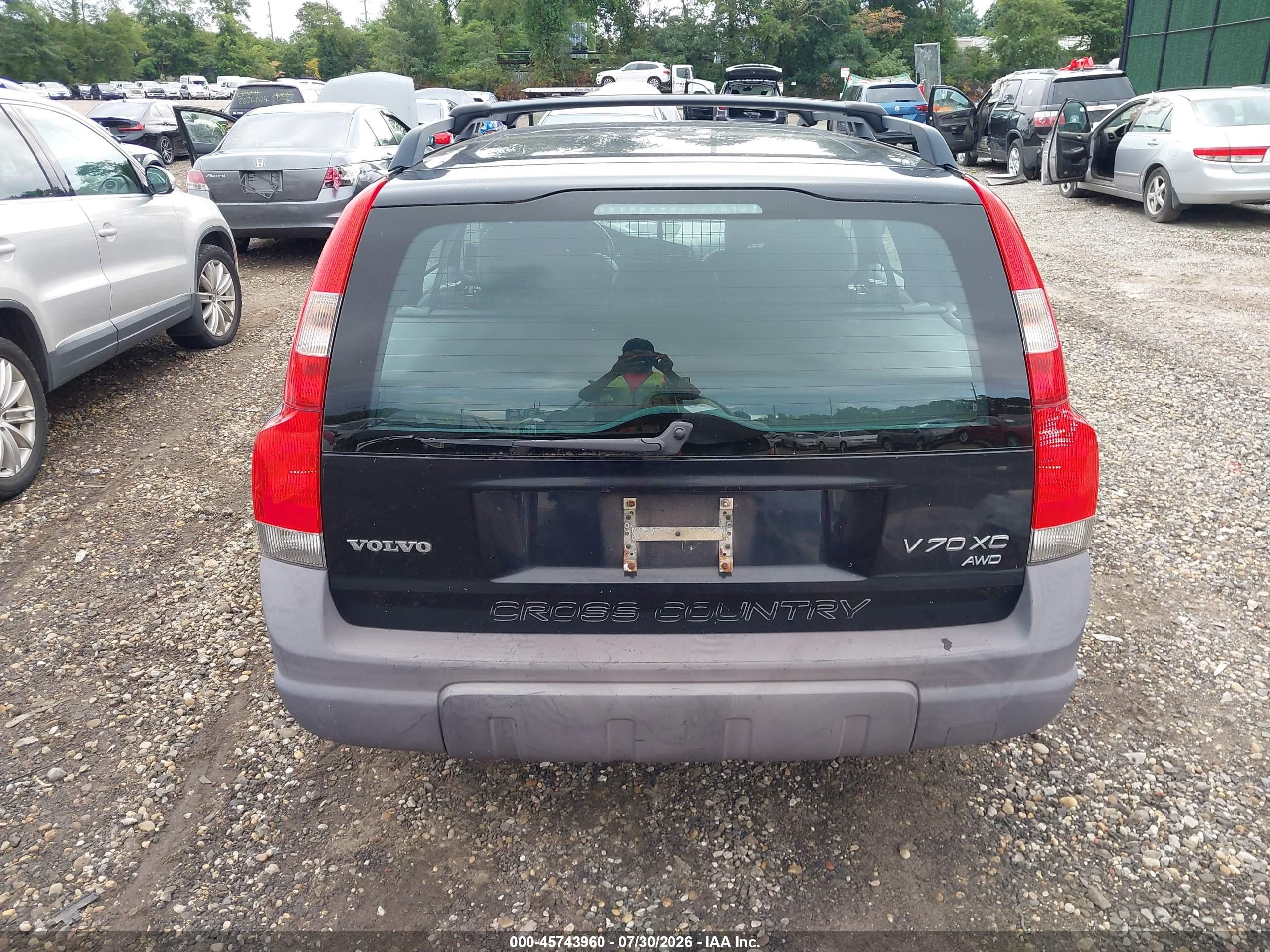 2002 Volvo V70 Xc Black vin: YV1SV58D521070426