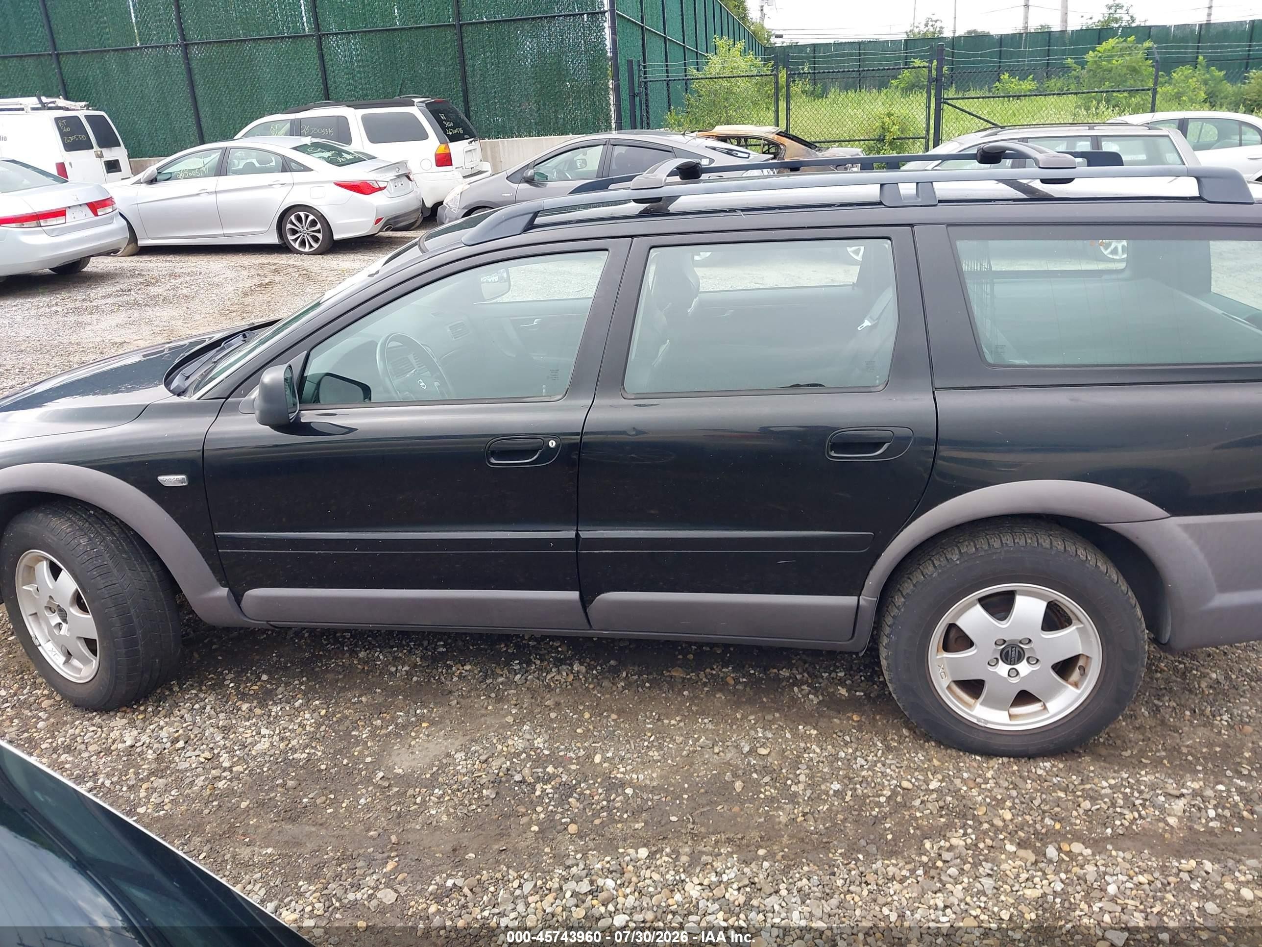 2002 Volvo V70 Xc Black vin: YV1SV58D521070426