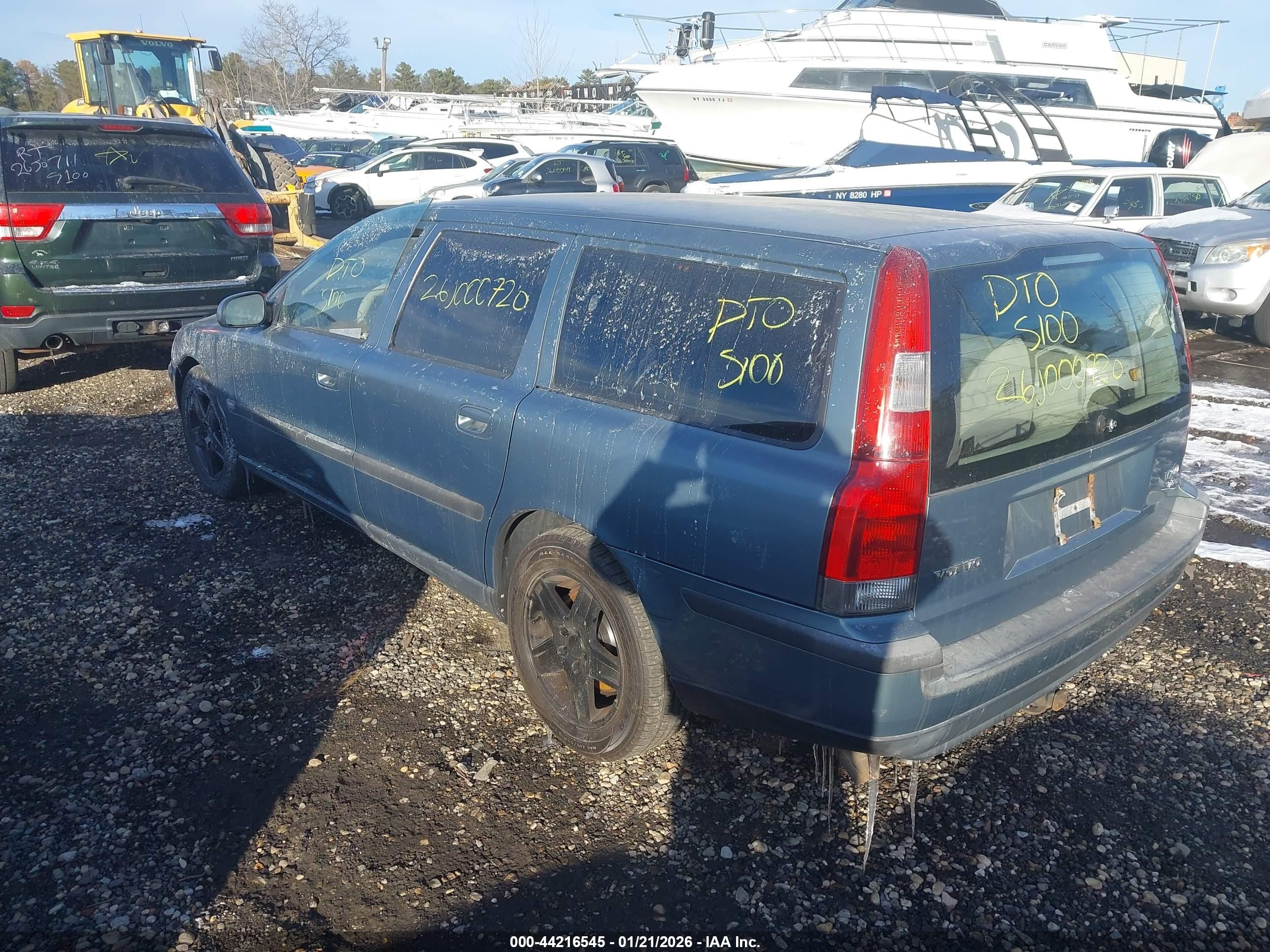 2003 Volvo V70 T5 Blue vin: YV1SW53D532286255