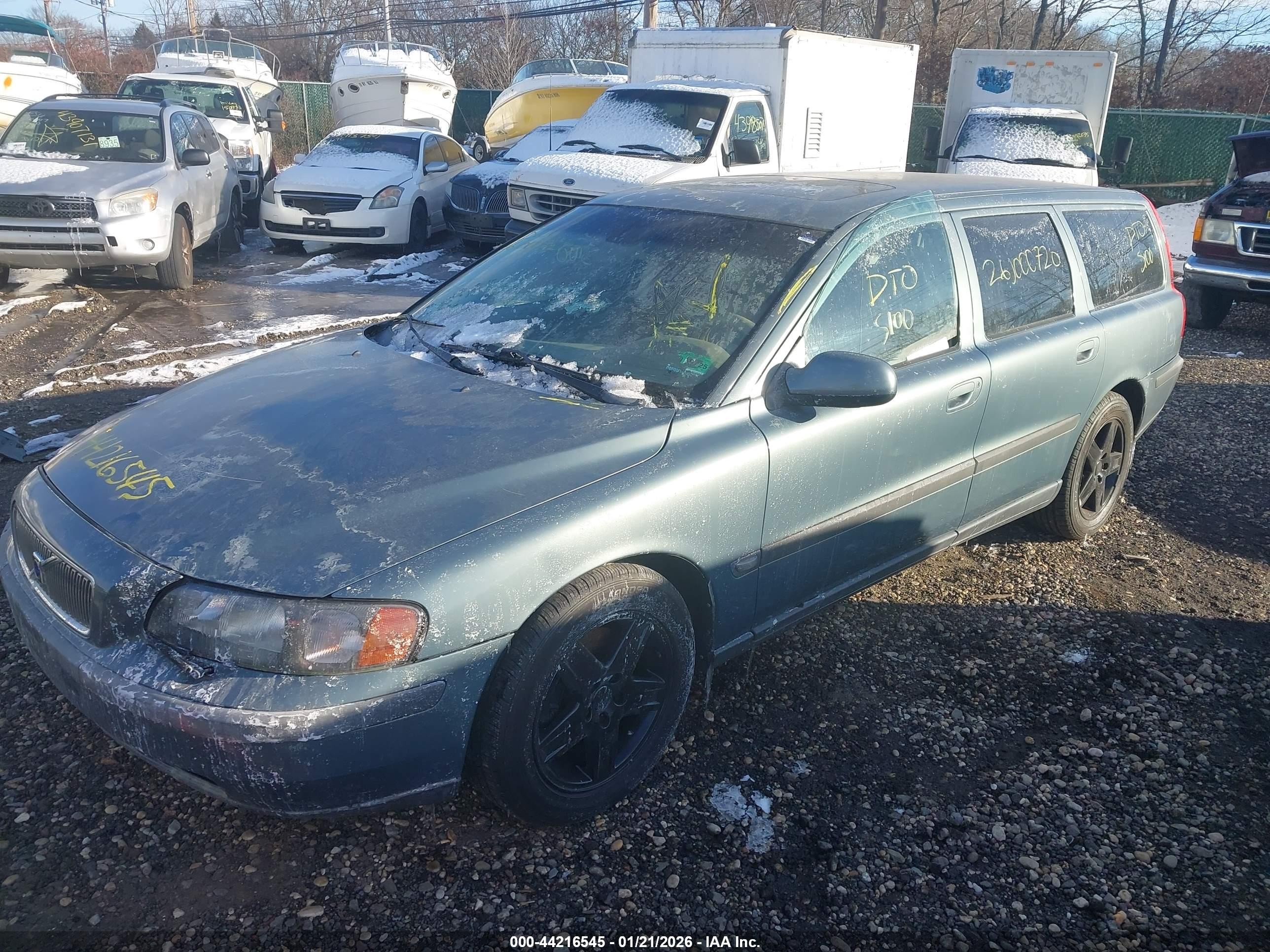 2003 Volvo V70 T5 Blue vin: YV1SW53D532286255