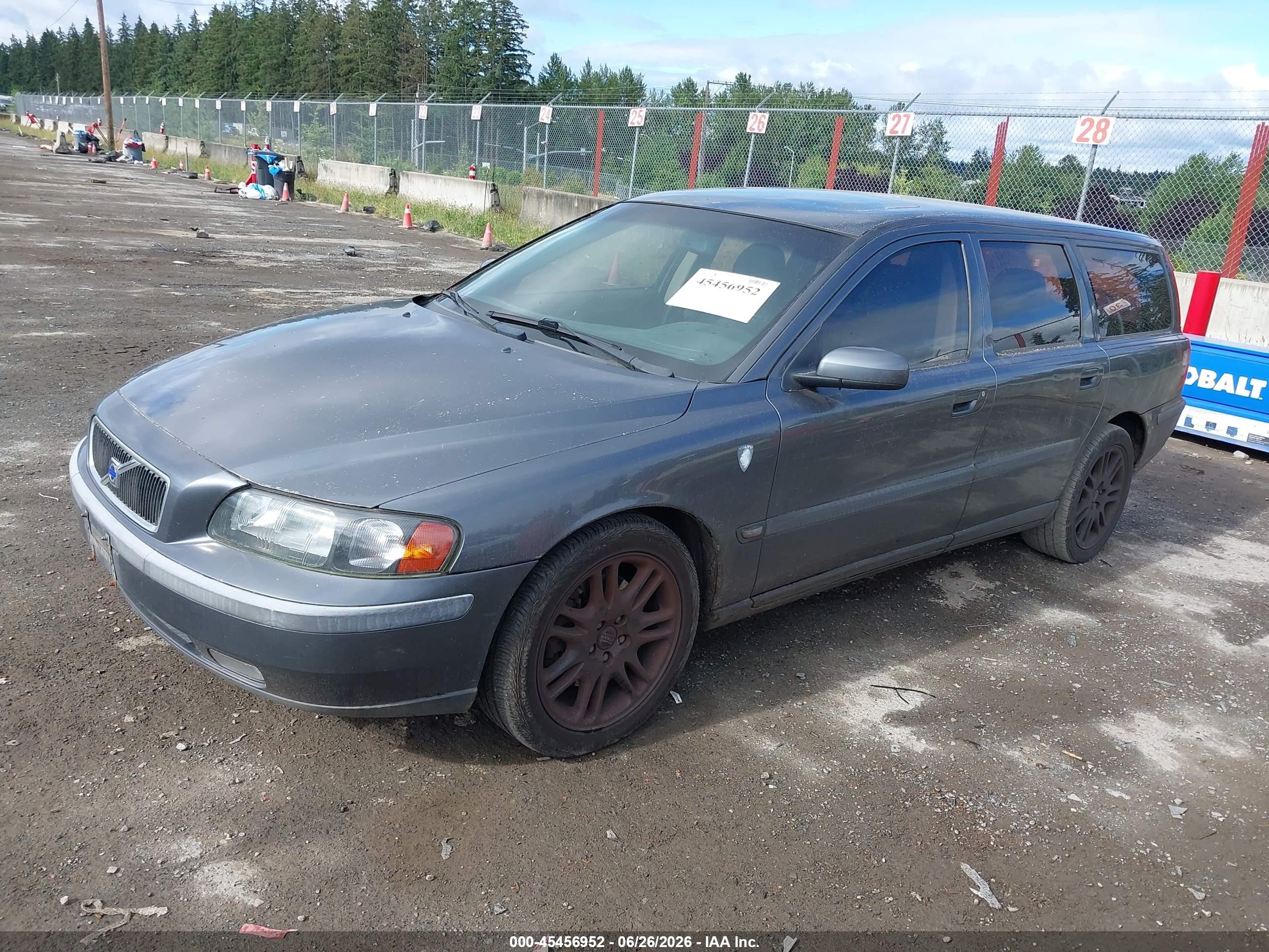 2004 Volvo V70 T5 Gray vin: YV1SW53D842364688
