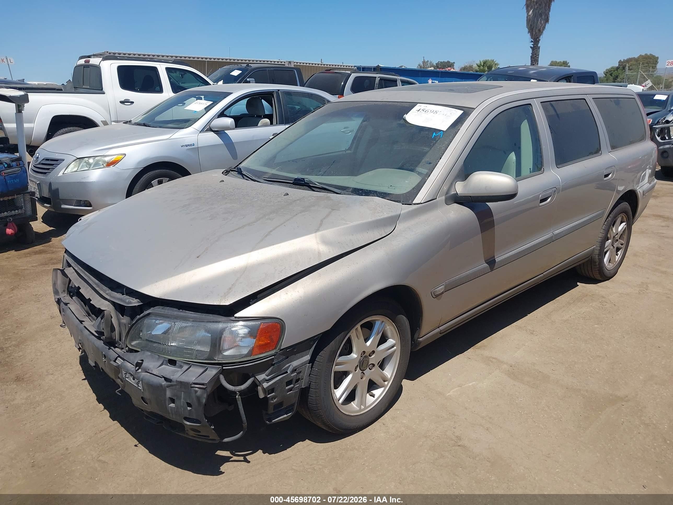 2003 Volvo V70 2.4l Turbo Gray vin: YV1SW58DX32299060