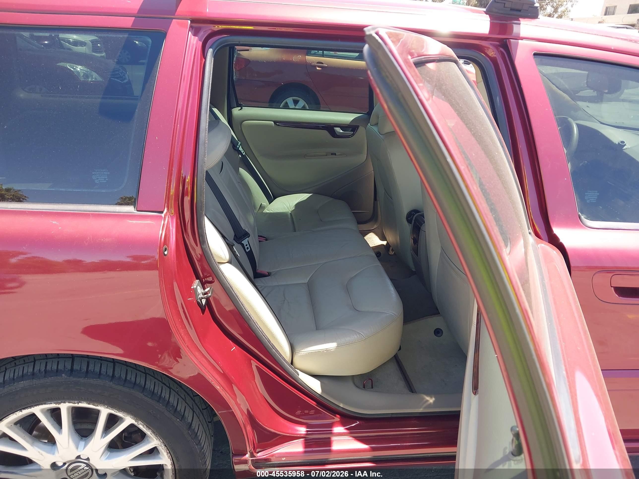 2006 Volvo V70 2.5t Burgundy vin: YV1SW592262595885