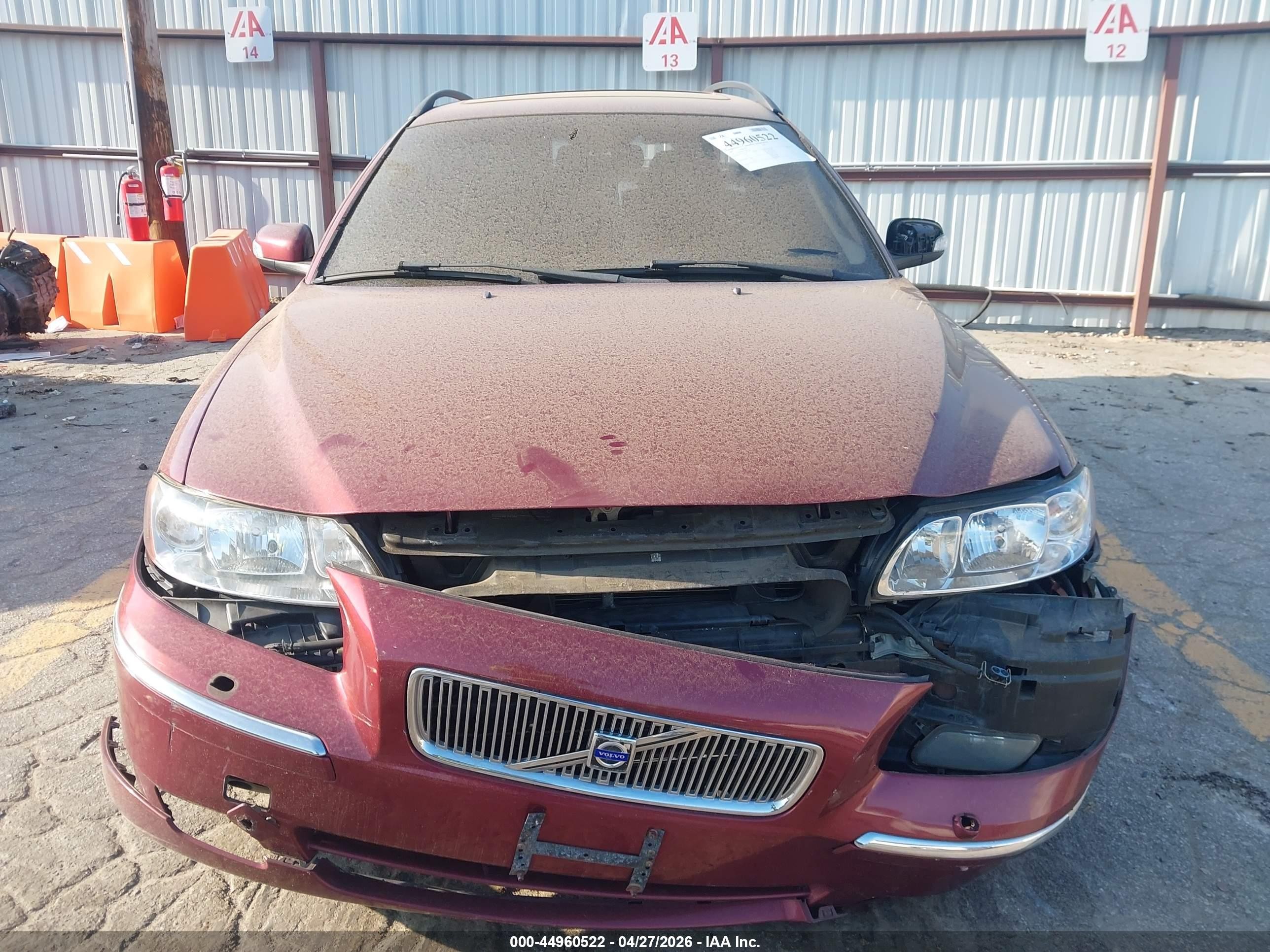 2007 Volvo V70 2.5t Maroon vin: YV1SW592271663786
