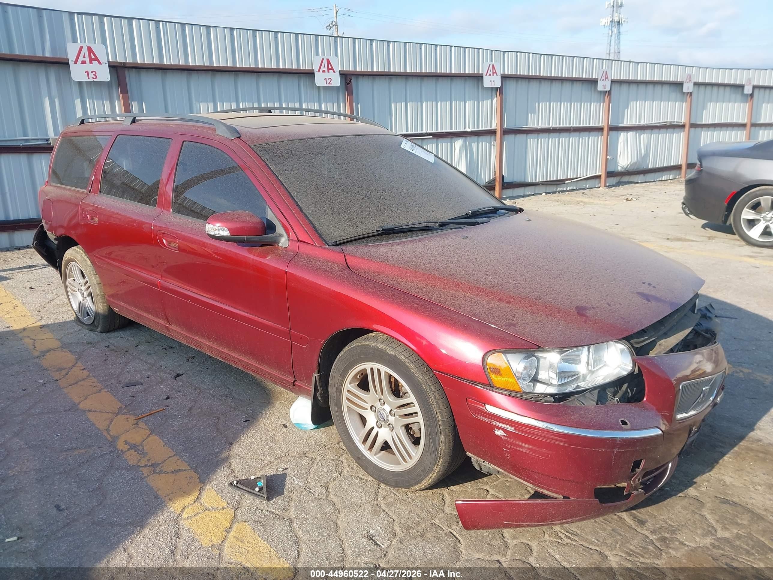 2007 Volvo V70 2.5t Maroon vin: YV1SW592271663786