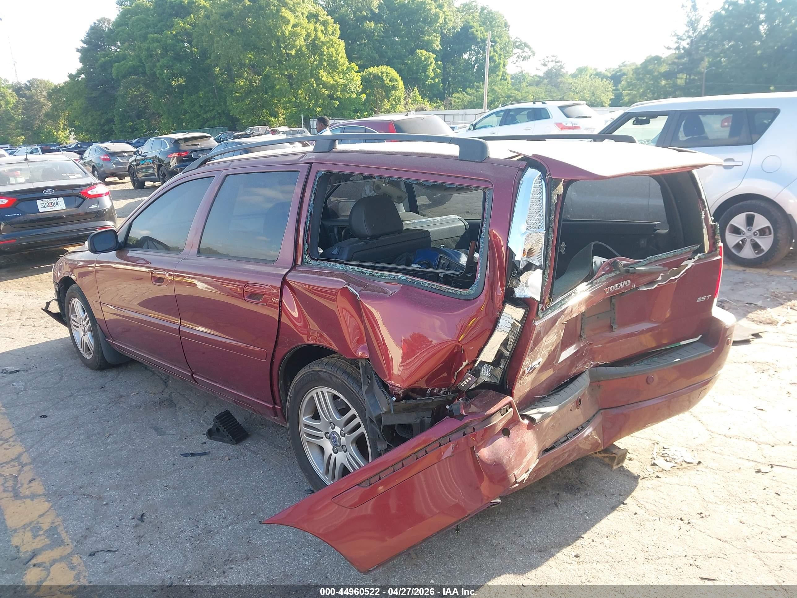 2007 Volvo V70 2.5t Maroon vin: YV1SW592271663786