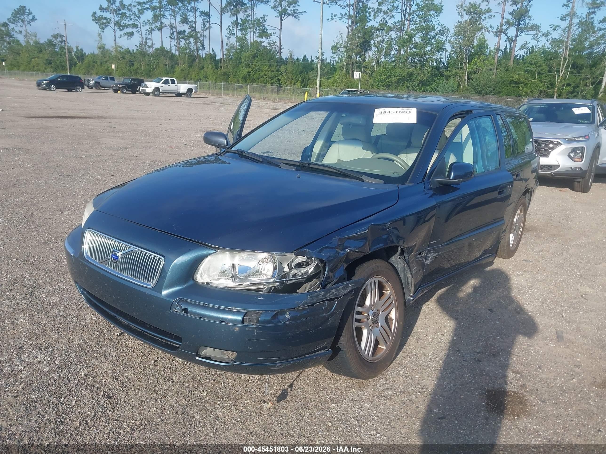 2006 Volvo V70 2.5t Blue vin: YV1SW592362587312
