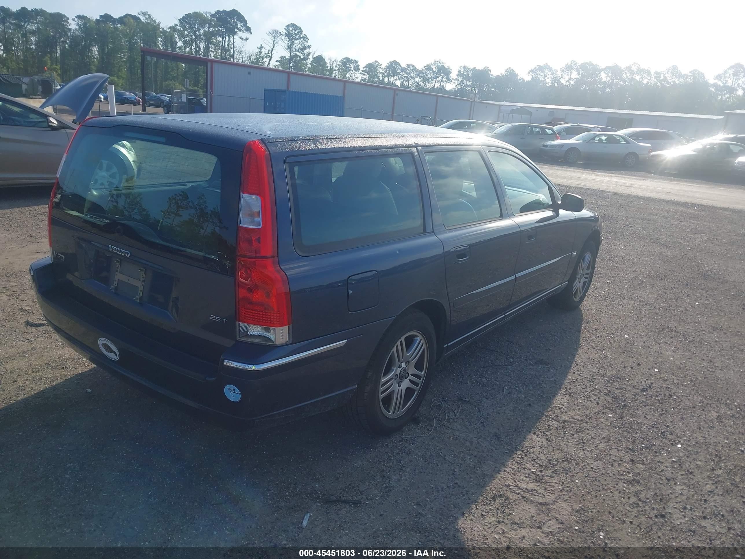 2006 Volvo V70 2.5t Blue vin: YV1SW592362587312