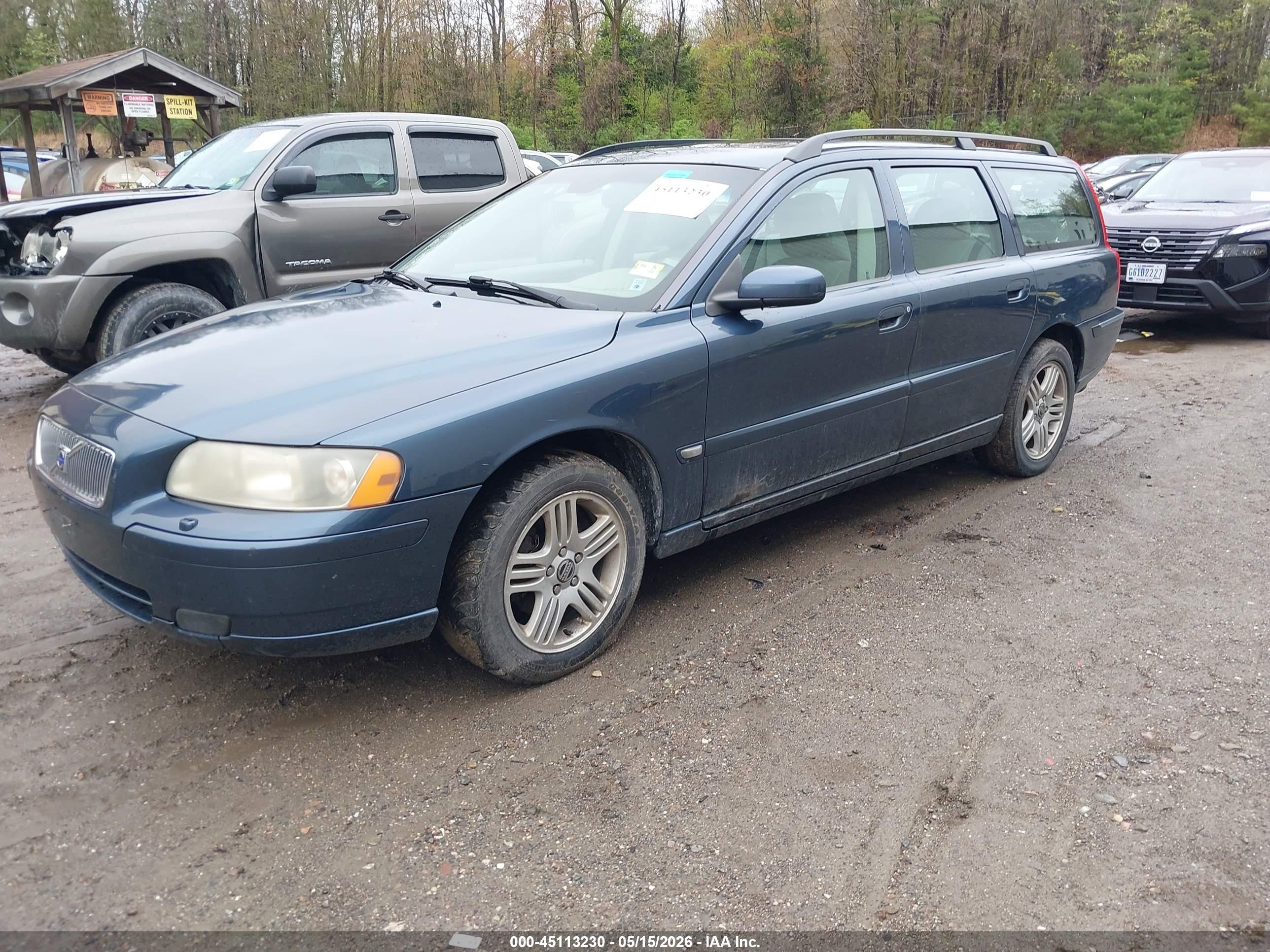 2006 Volvo V70 2.5t Blue vin: YV1SW592661534108