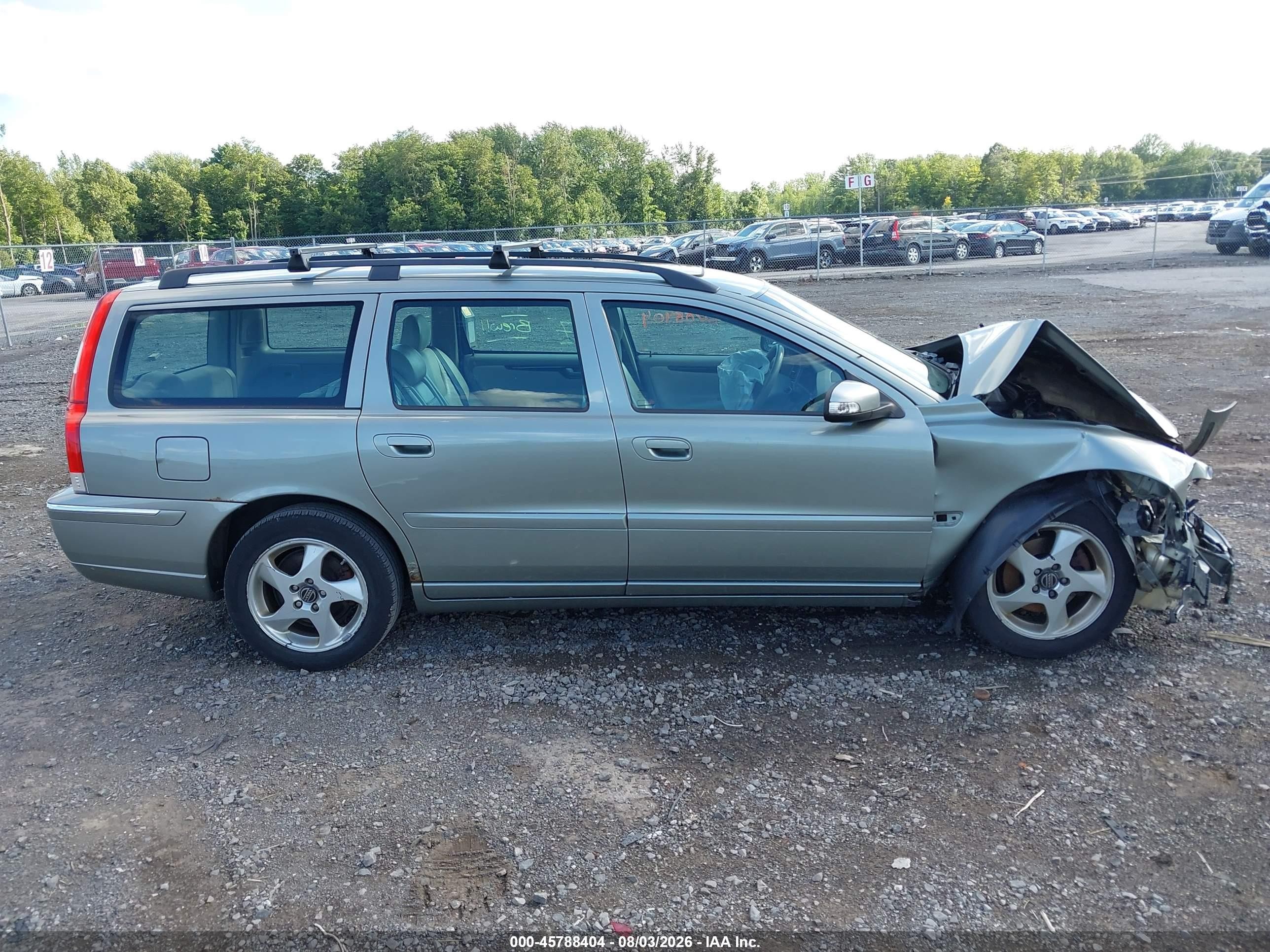 2007 Volvo V70 2.5t Gray vin: YV1SW592672650212