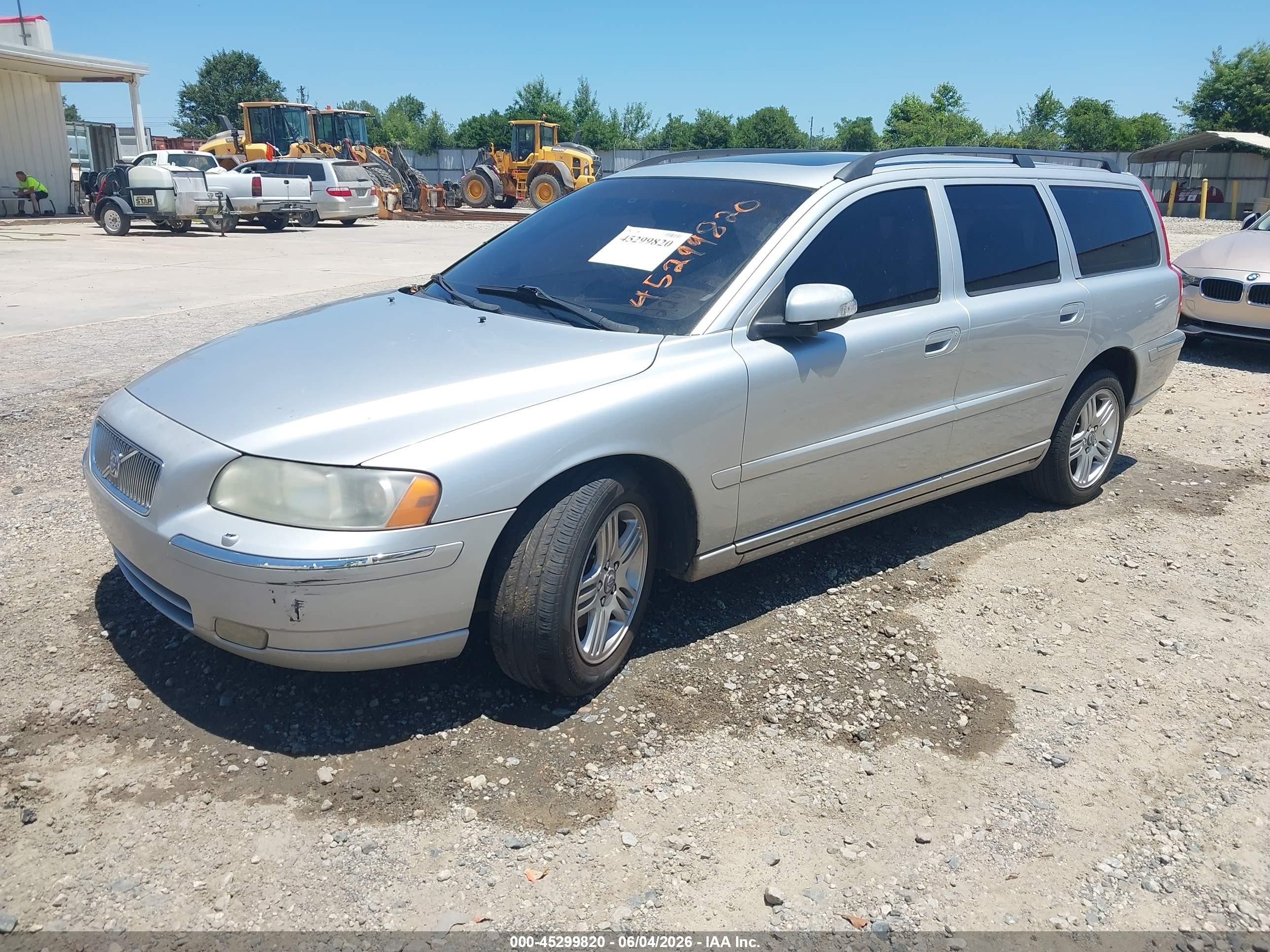 2007 Volvo V70 2.5t Silver vin: YV1SW592772624766