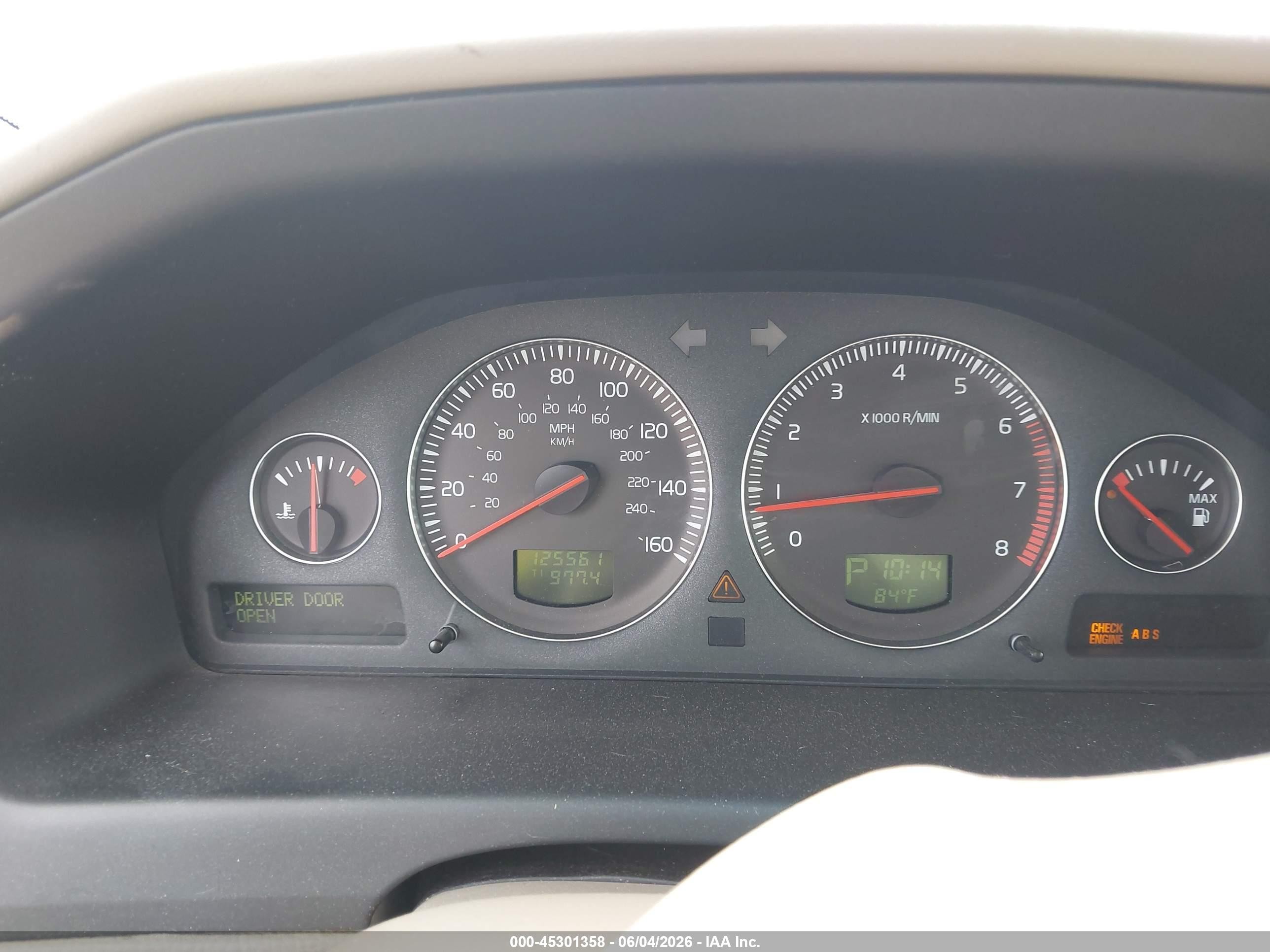 2005 Volvo V70 2.5t Black vin: YV1SW592851493513