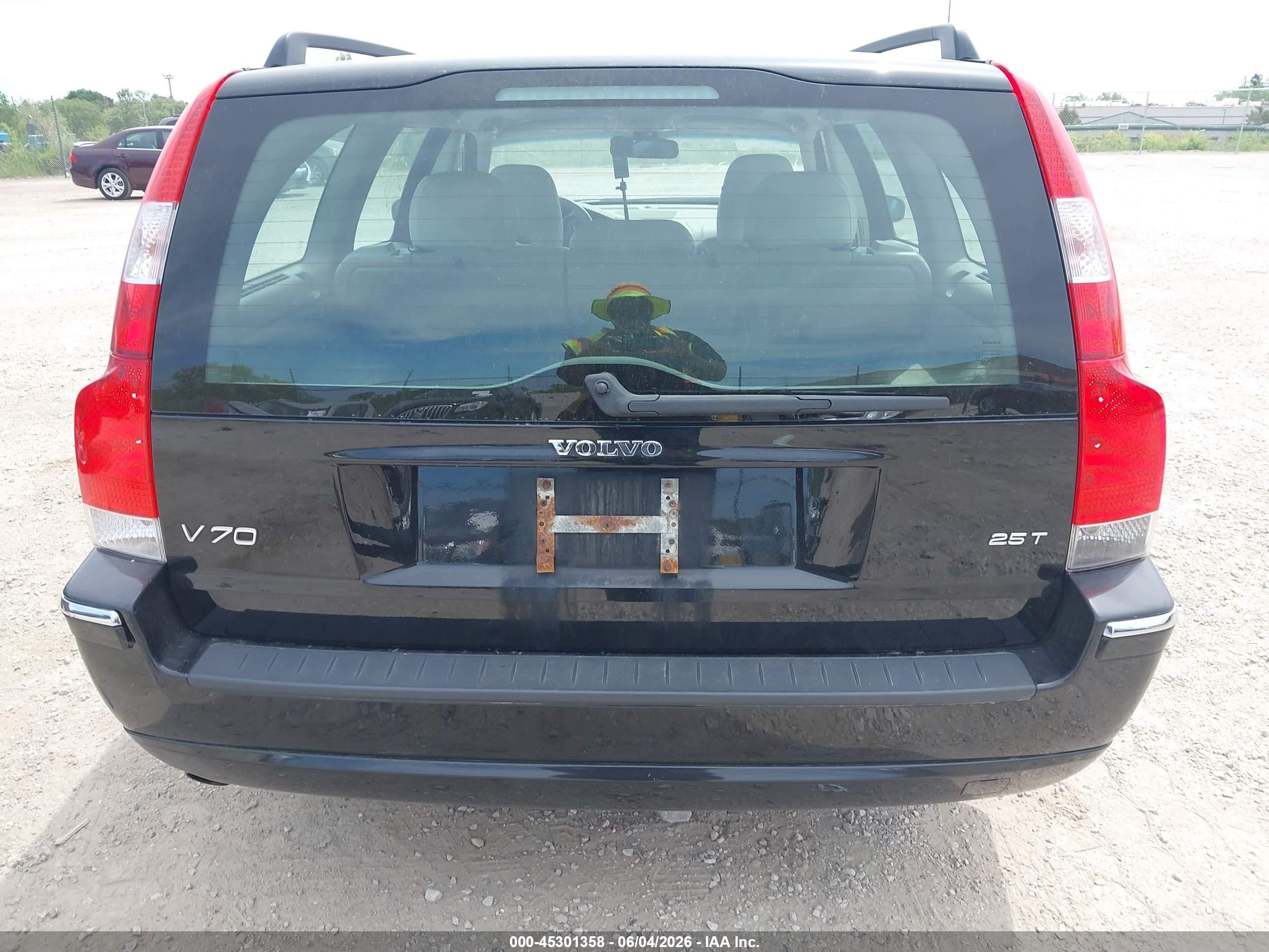 2005 Volvo V70 2.5t Black vin: YV1SW592851493513