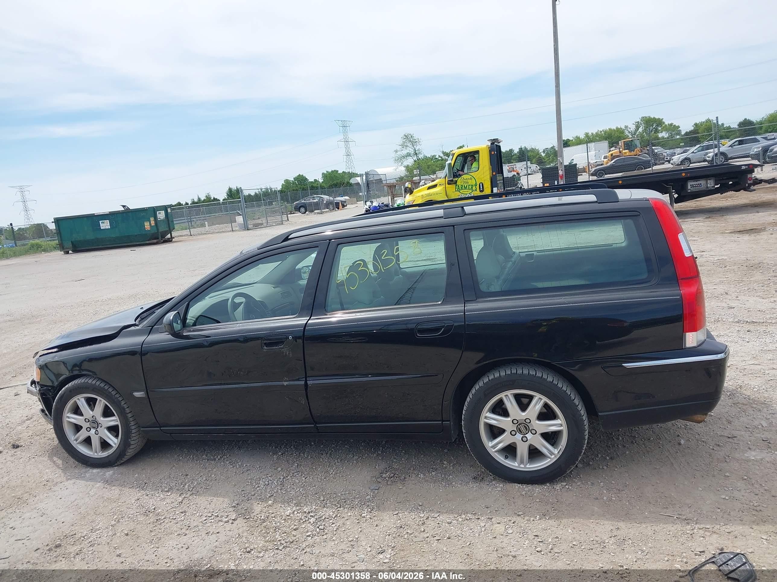 2005 Volvo V70 2.5t Black vin: YV1SW592851493513