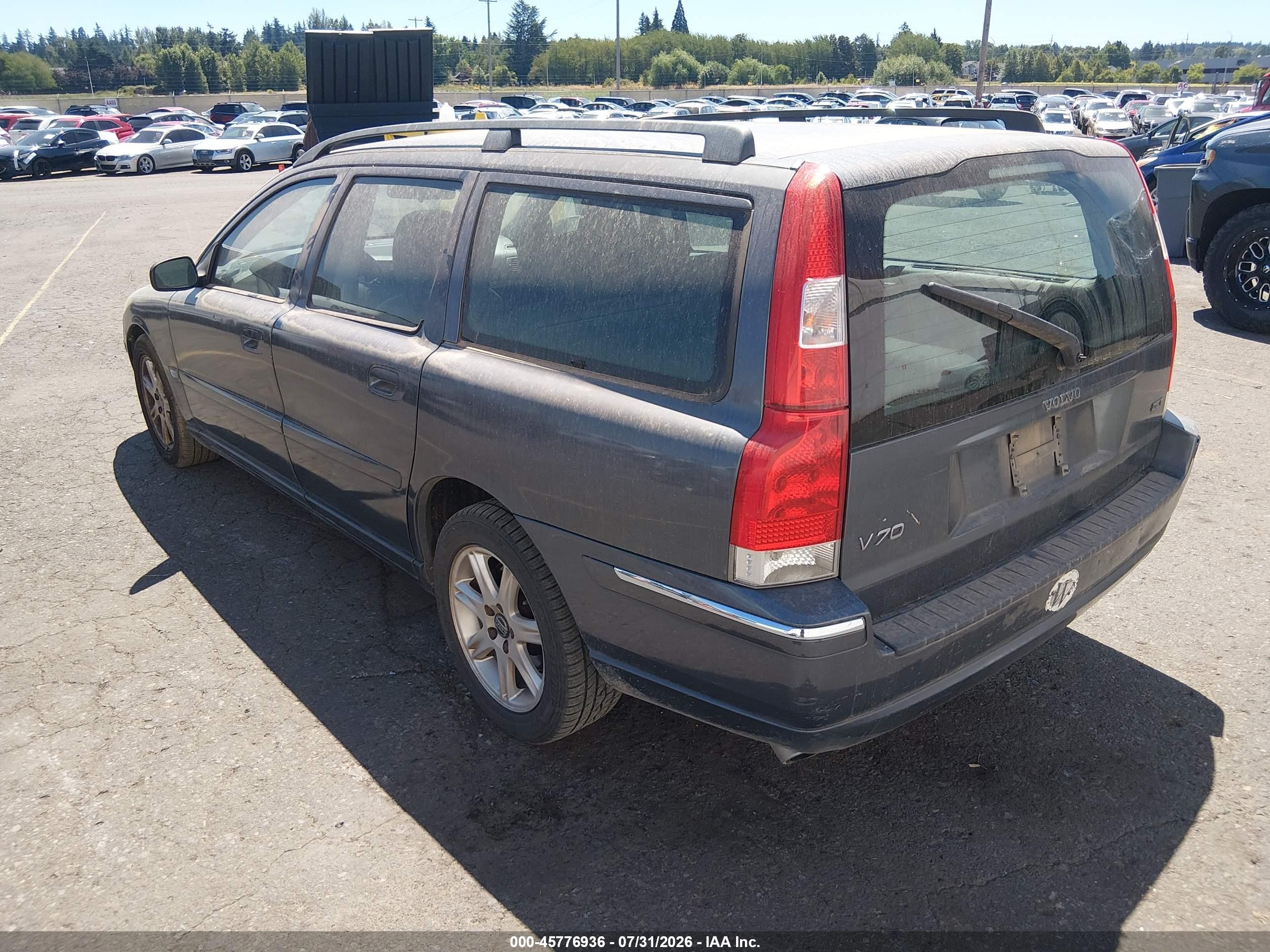 2005 Volvo V70 2.5t A/2.5t A Sr Gray vin: YV1SW592952470929