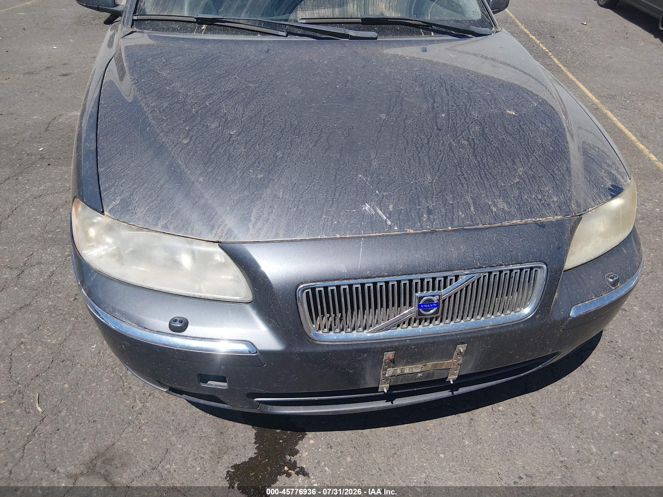 2005 Volvo V70 2.5t A/2.5t A Sr Gray vin: YV1SW592952470929