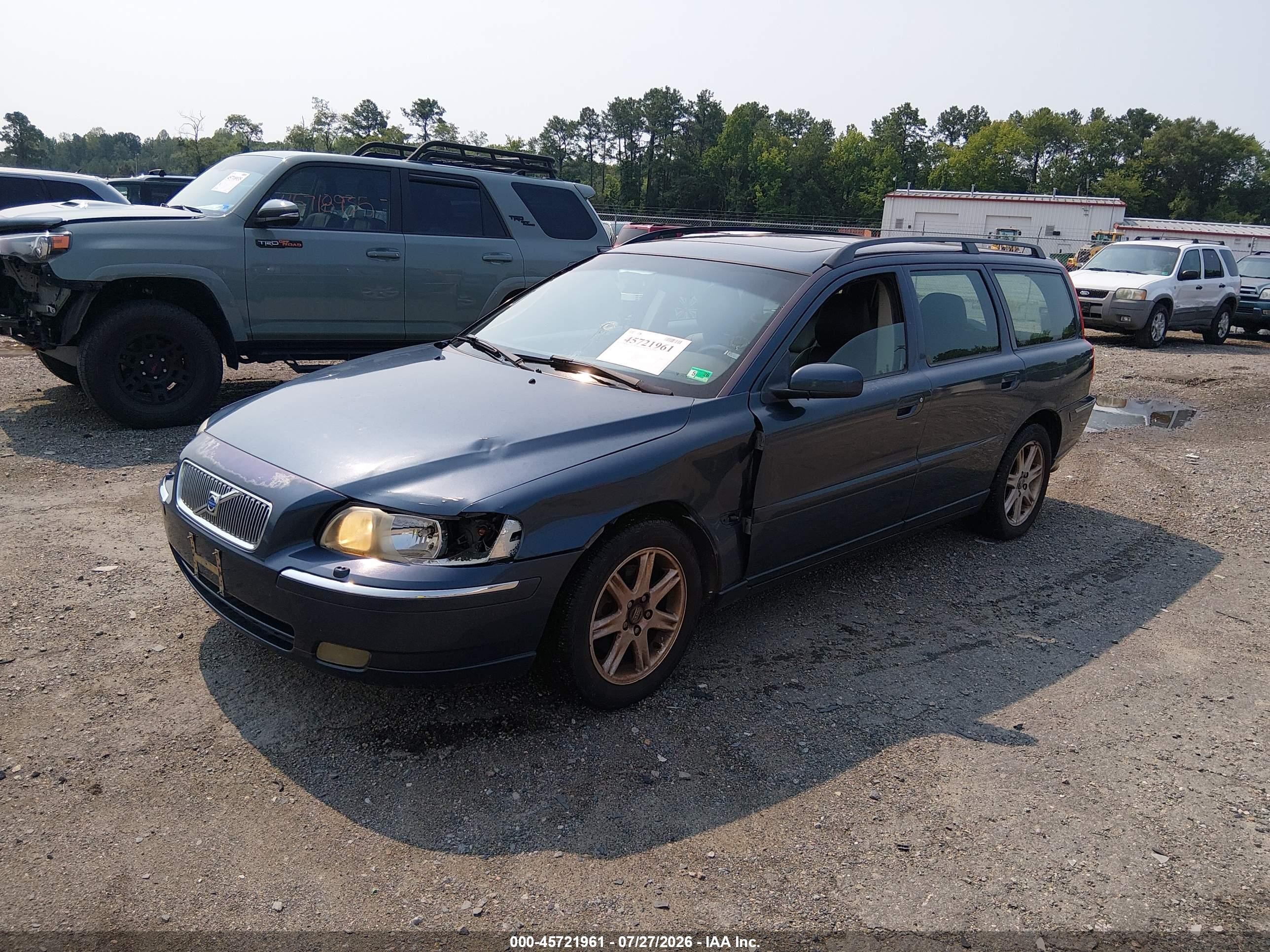 2005 Volvo V70 2.5t A/2.5t A Sr Gray vin: YV1SW592X51510294