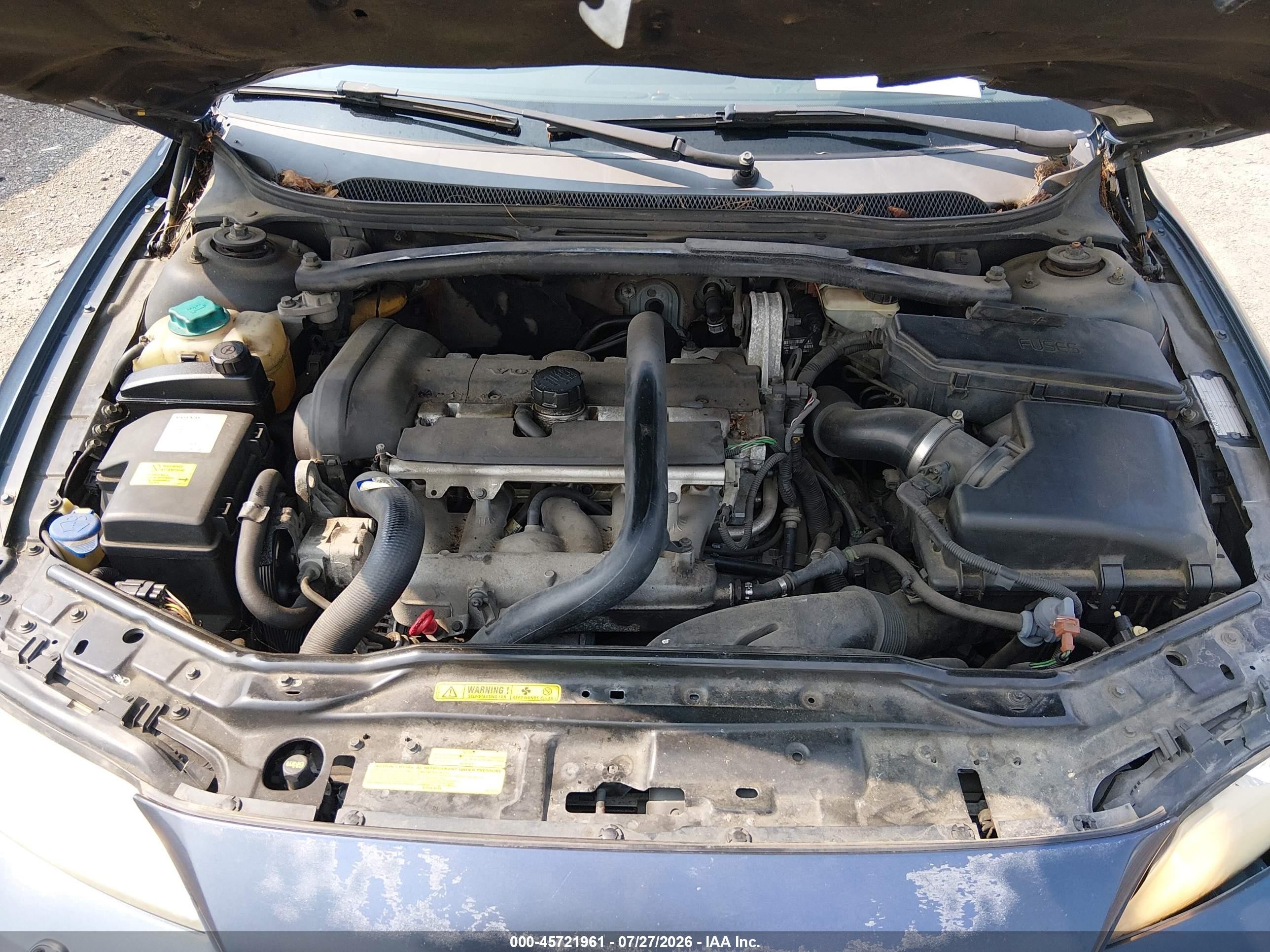 2005 Volvo V70 2.5t A/2.5t A Sr Gray vin: YV1SW592X51510294