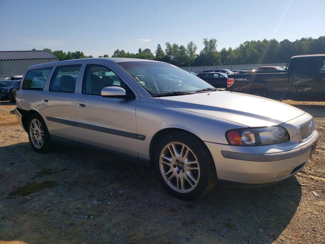 2004 Volvo V70 Fwd Silver vin: YV1SW59V242451163